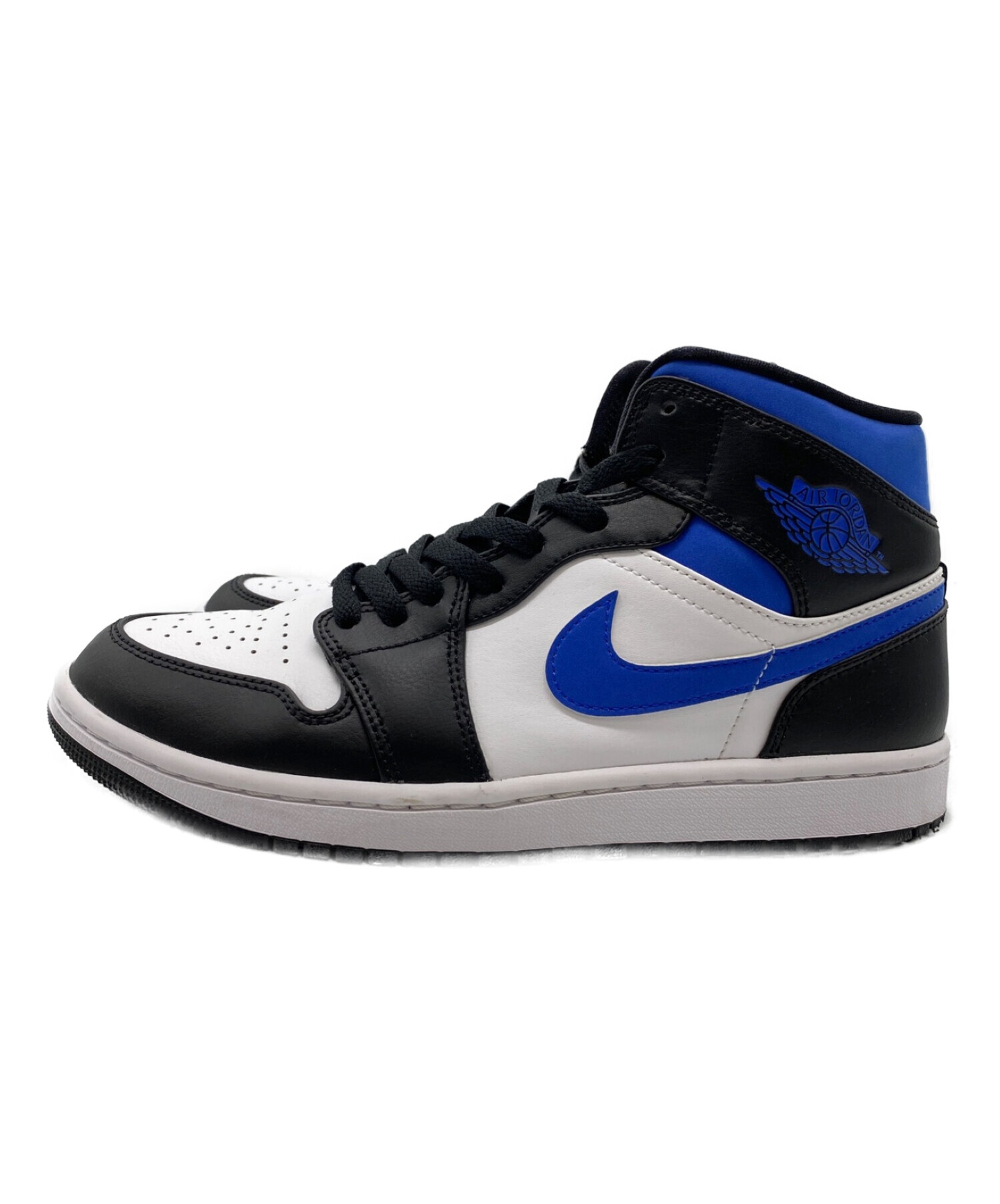 中古・古着通販】NIKE (ナイキ) AIR JORDAN 1 MID ホワイト×ブルー