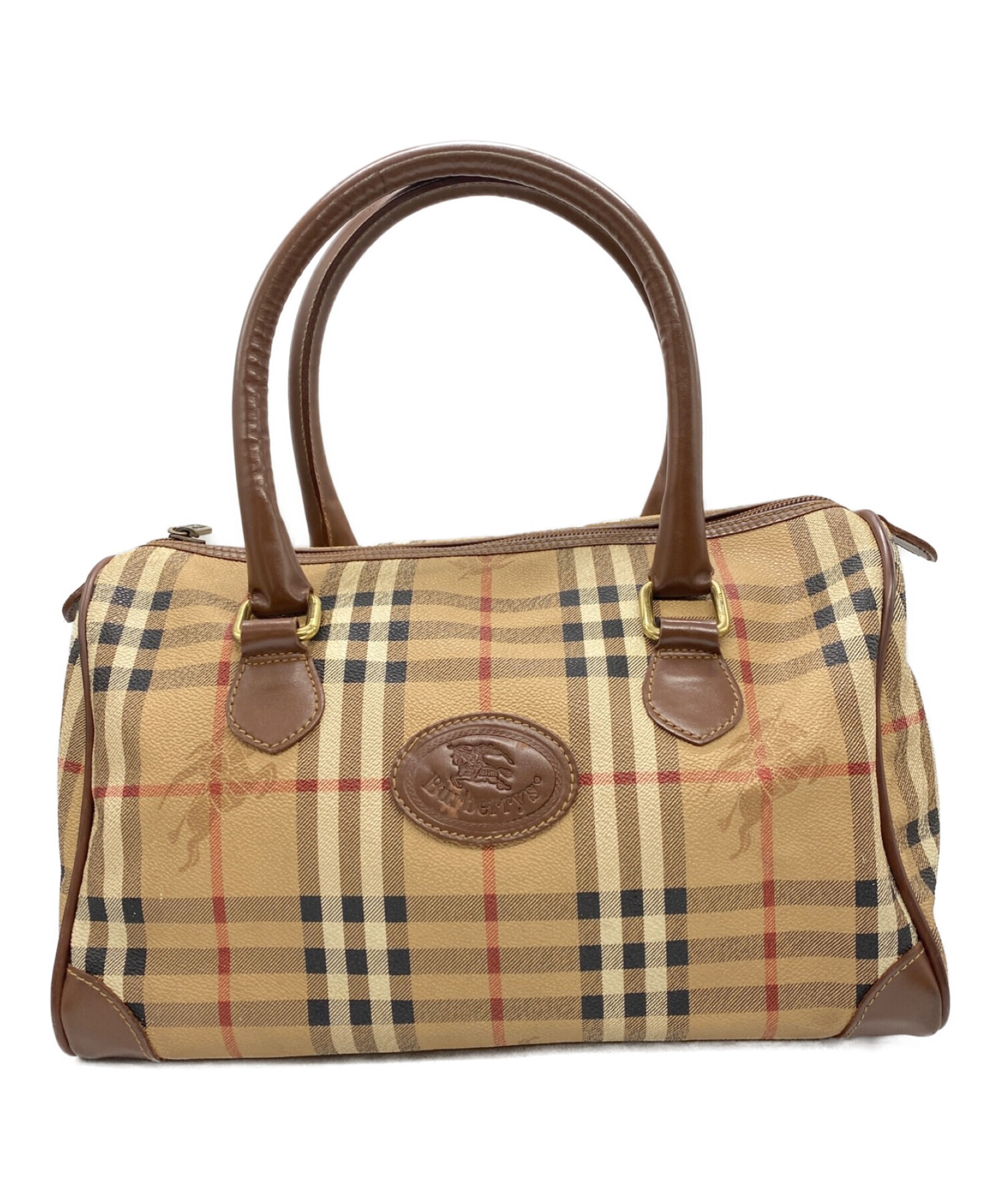 古着】Burberry ボストンバッグ-