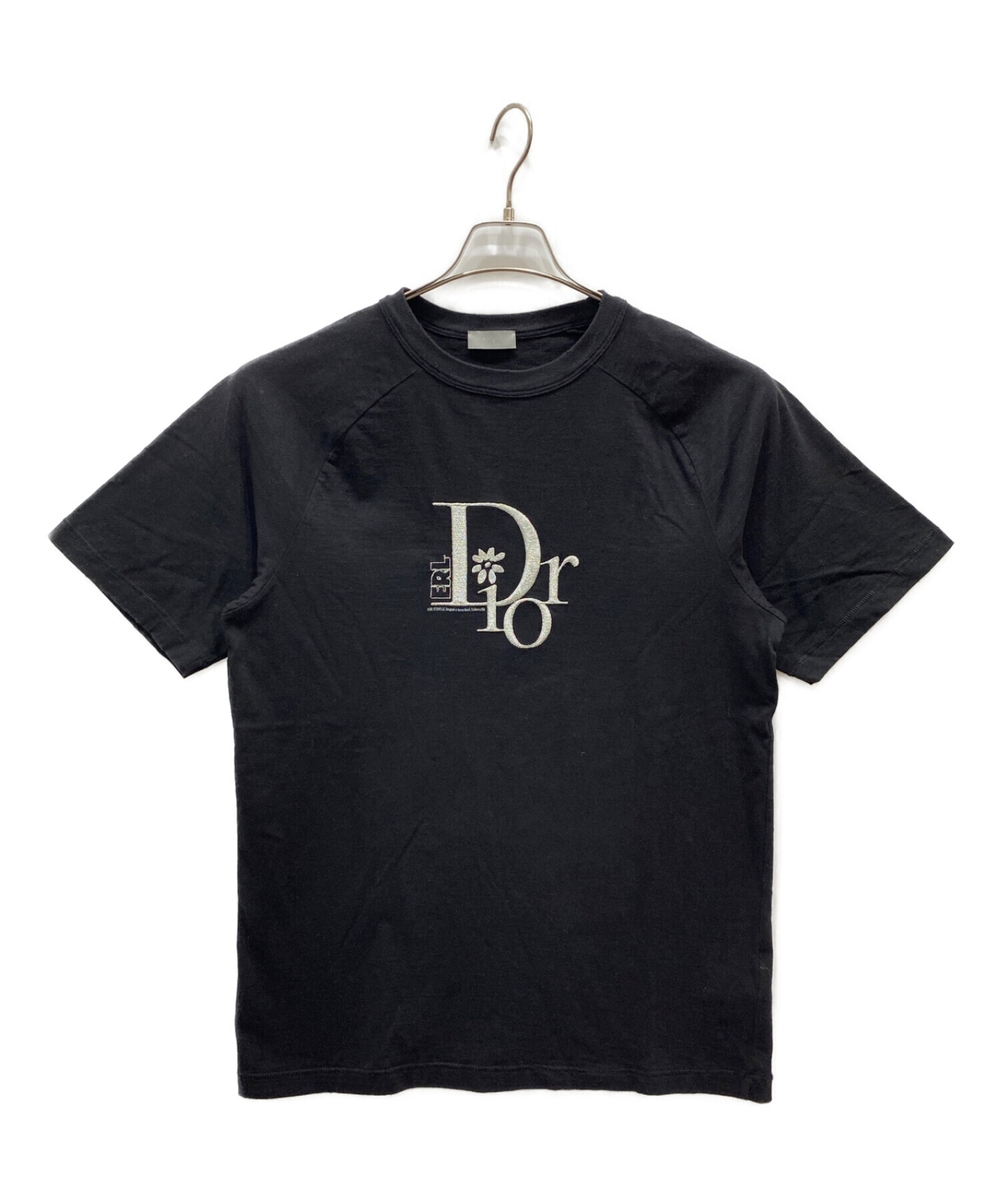 めいぷるのハイブランドアイテム【2023SS】 DIOR メンズTシャツ XLサイズ ERL ロゴ刺繍 正規品