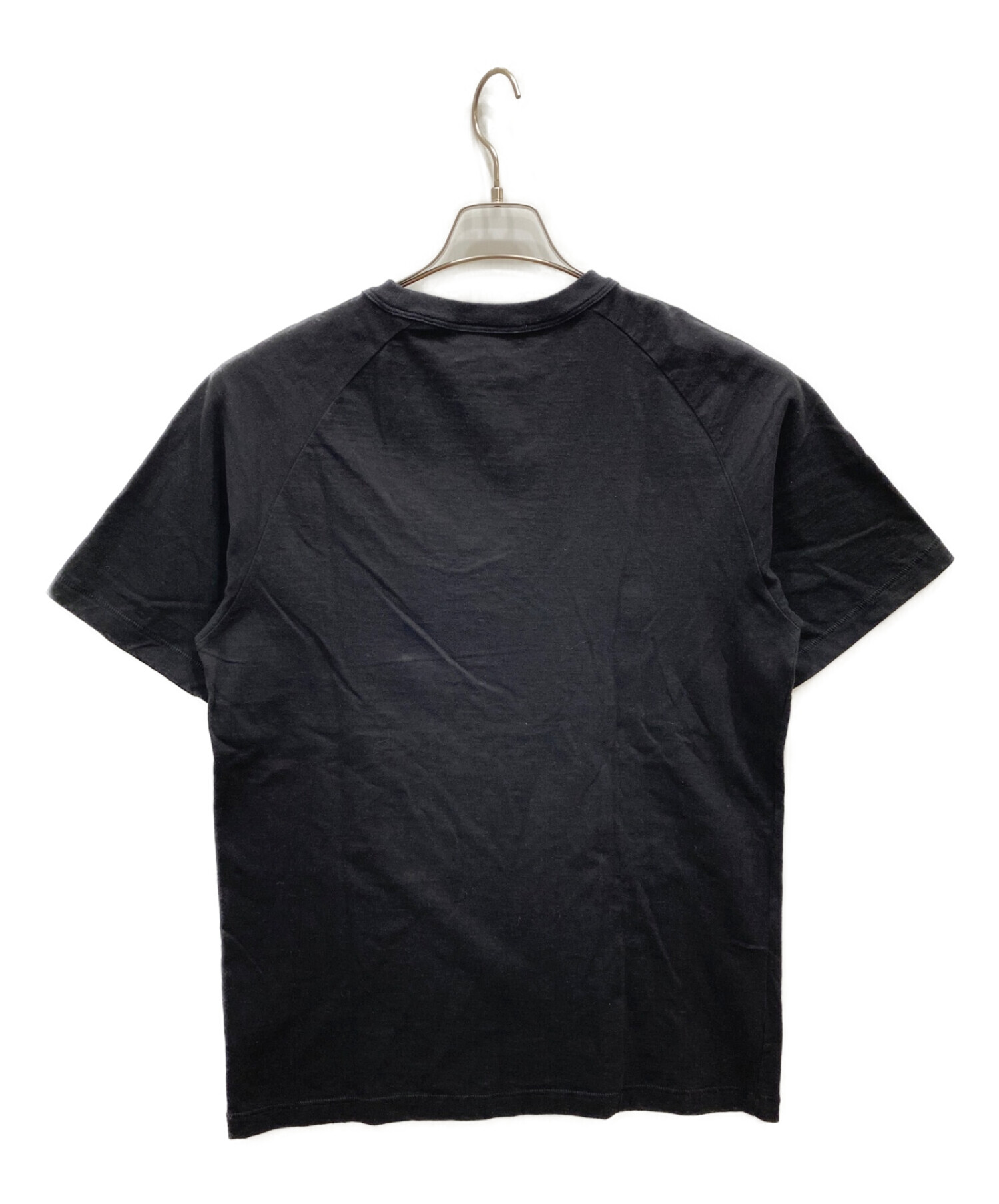Dior (ディオール) ERL (イーアールエル) ロゴ刺繍リラックスフィットTシャツ ブラック サイズ:S