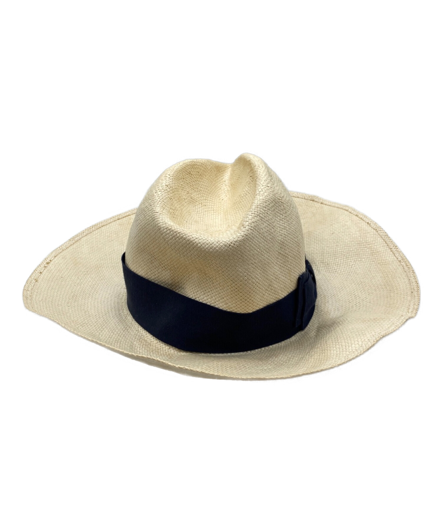 中古・古着通販】BORSALINO (ボルサリーノ) ペーパーハット ホワイト