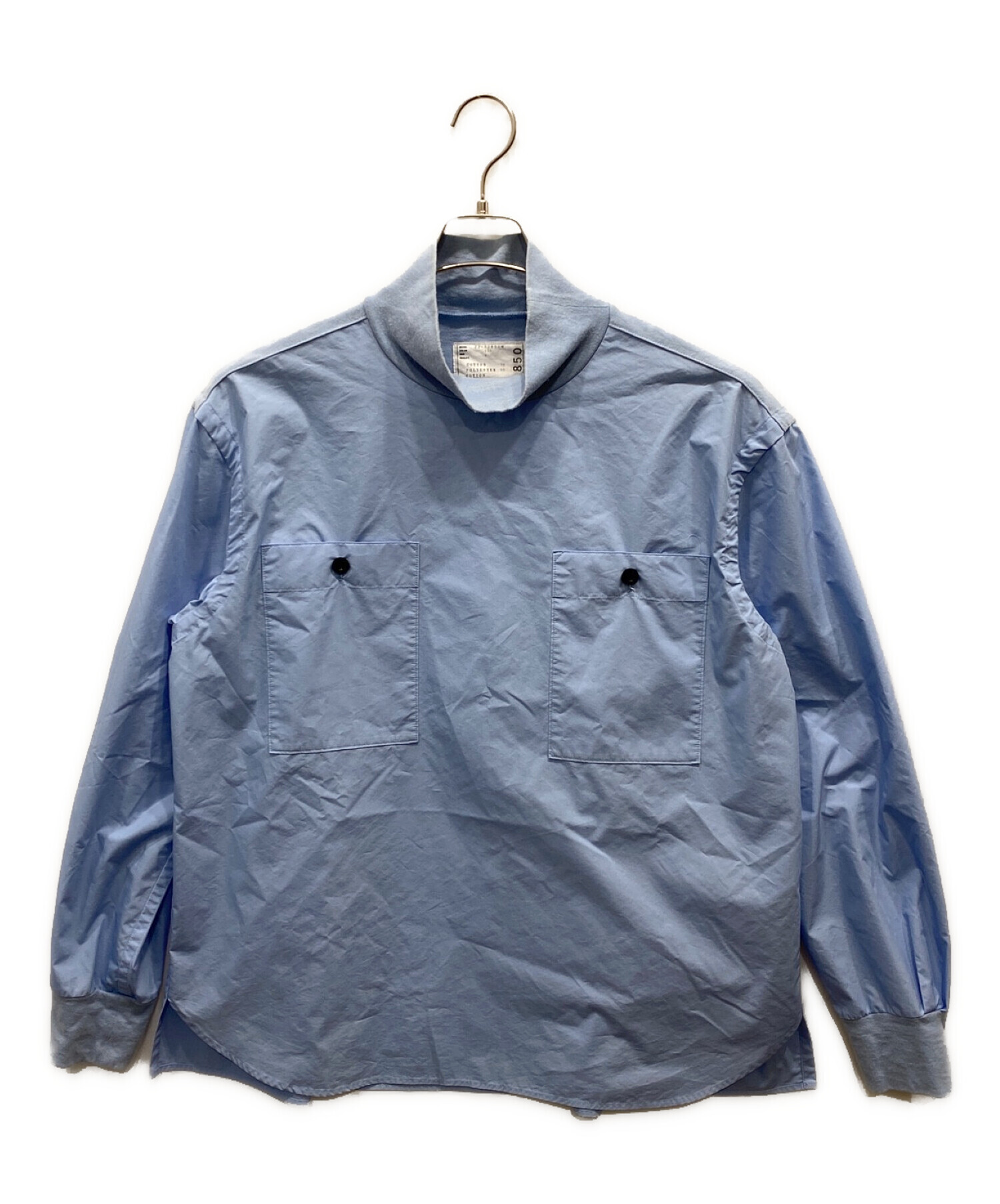 最安値】 sacai ストライプシャツ サイズ2 ブルー シャツ - abcd-in 