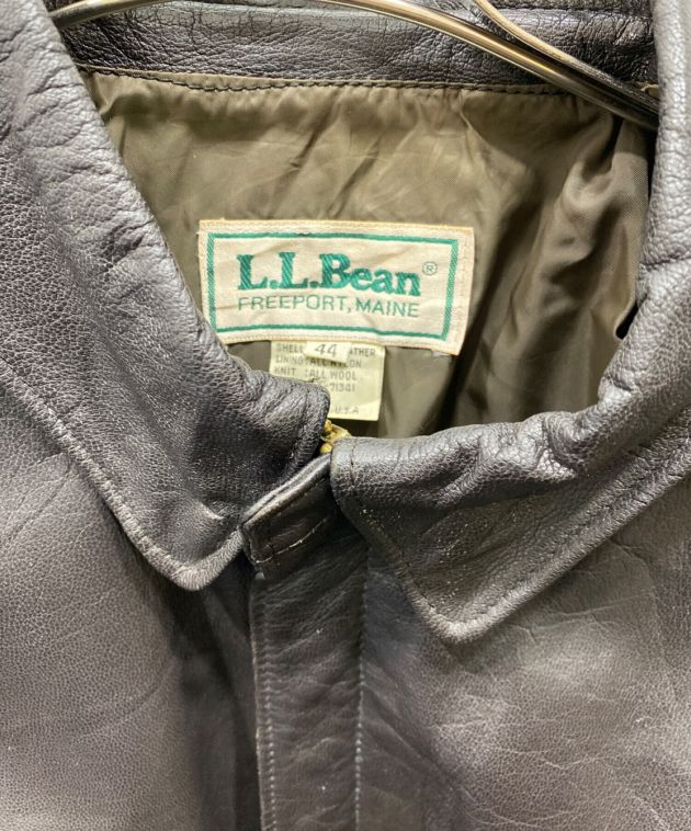 L.L.Bean (エルエルビーン) A2レザージャケット ブラウン サイズ:44