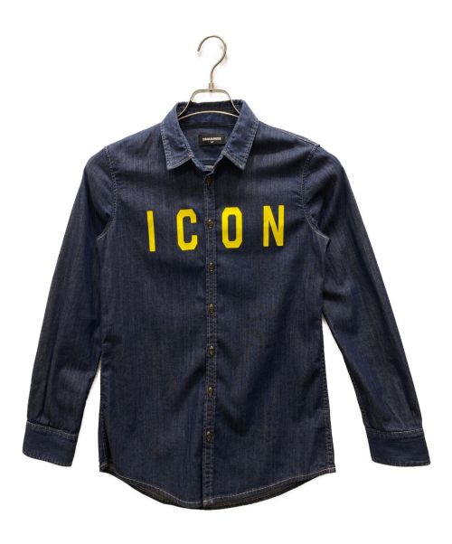 中古・古着通販】DSQUARED2 (ディースクエアード) ICONデニムシャツ