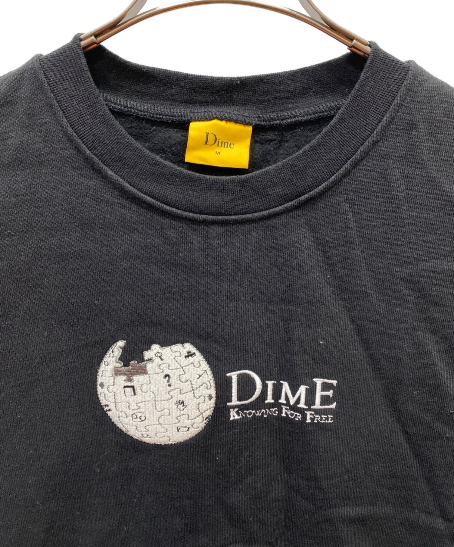 中古・古着通販】Dime (ダイム) クルーネックスウェット ブラック