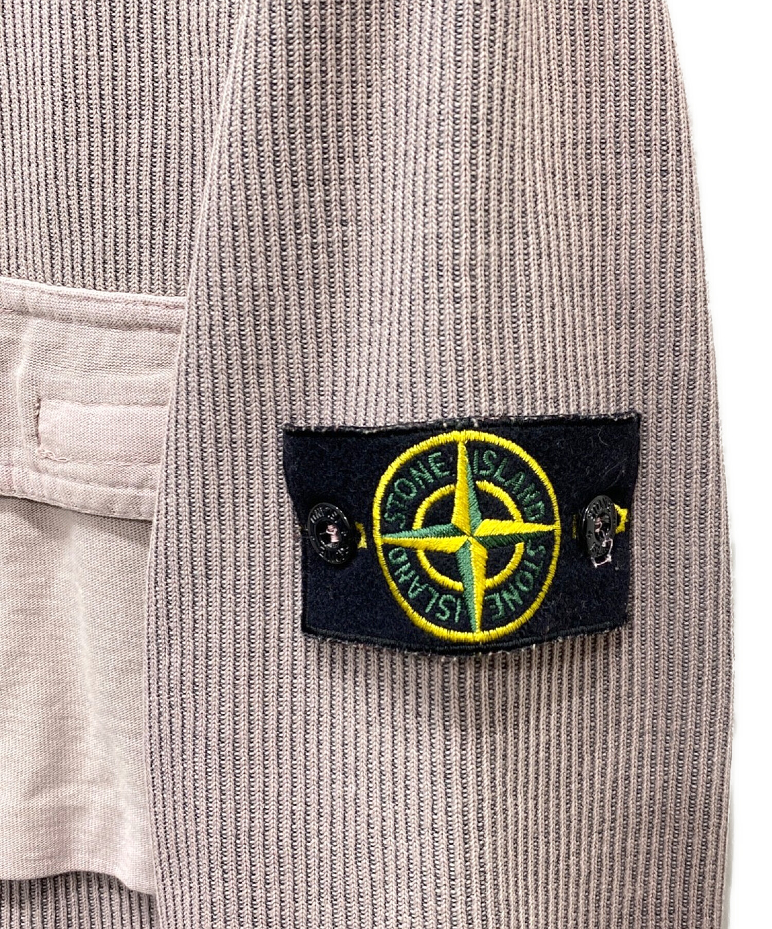 STONE ISLAND (ストーンアイランド) 90'sアーカイブコマンドニット ピンク サイズ:S