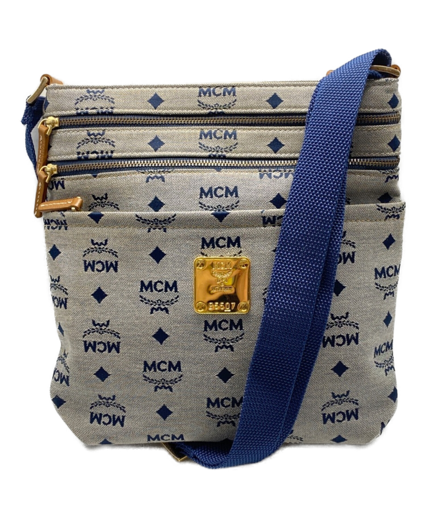 中古・古着通販】MCM (エムシーエム) ショルダーバッグ グレー