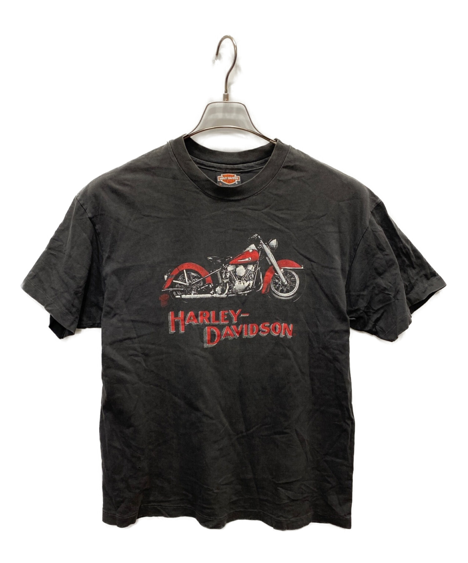 HARLEY-DAVIDSON (ハーレーダビッドソン) 両面プリントTシャツ ブラック サイズ:L