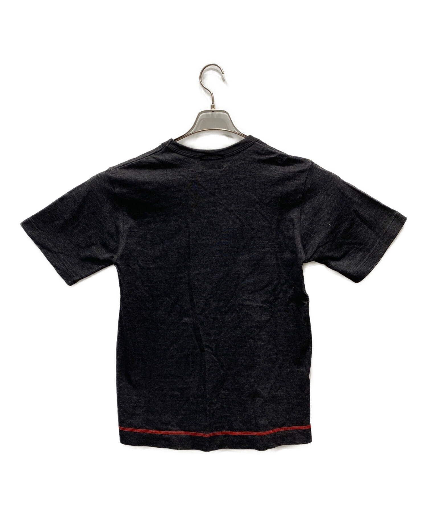 中古・古着通販】EVISU (エビス) プリントTシャツ ブラック サイズ:38 