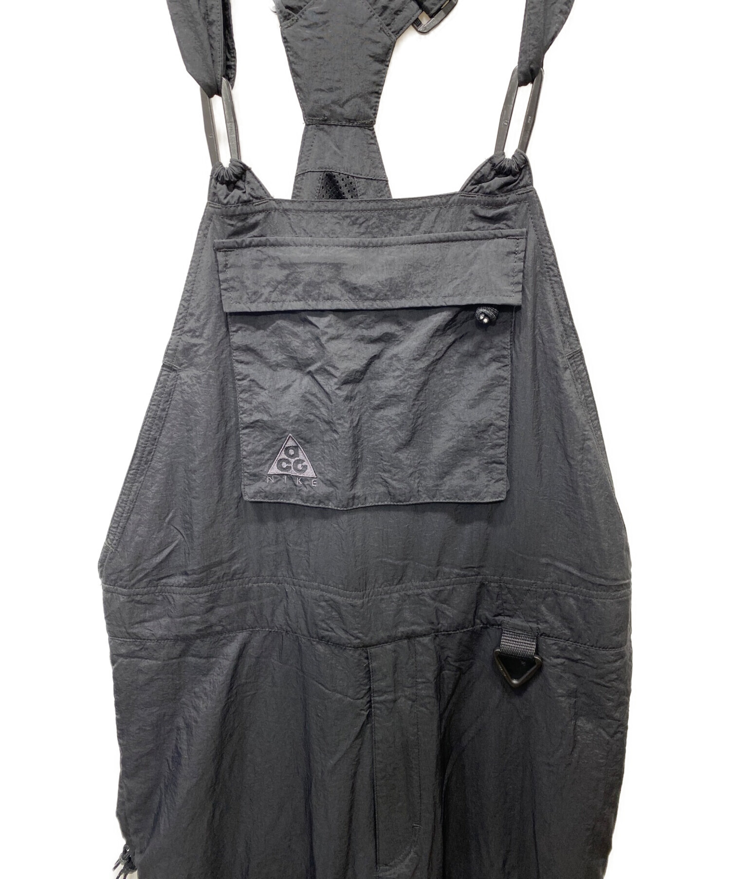 中古・古着通販】NIKE ACG (ナイキエージーシー) Woven Overall ブラック サイズ:M｜ブランド・古着通販  トレファク公式【TREFAC FASHION】スマホサイト