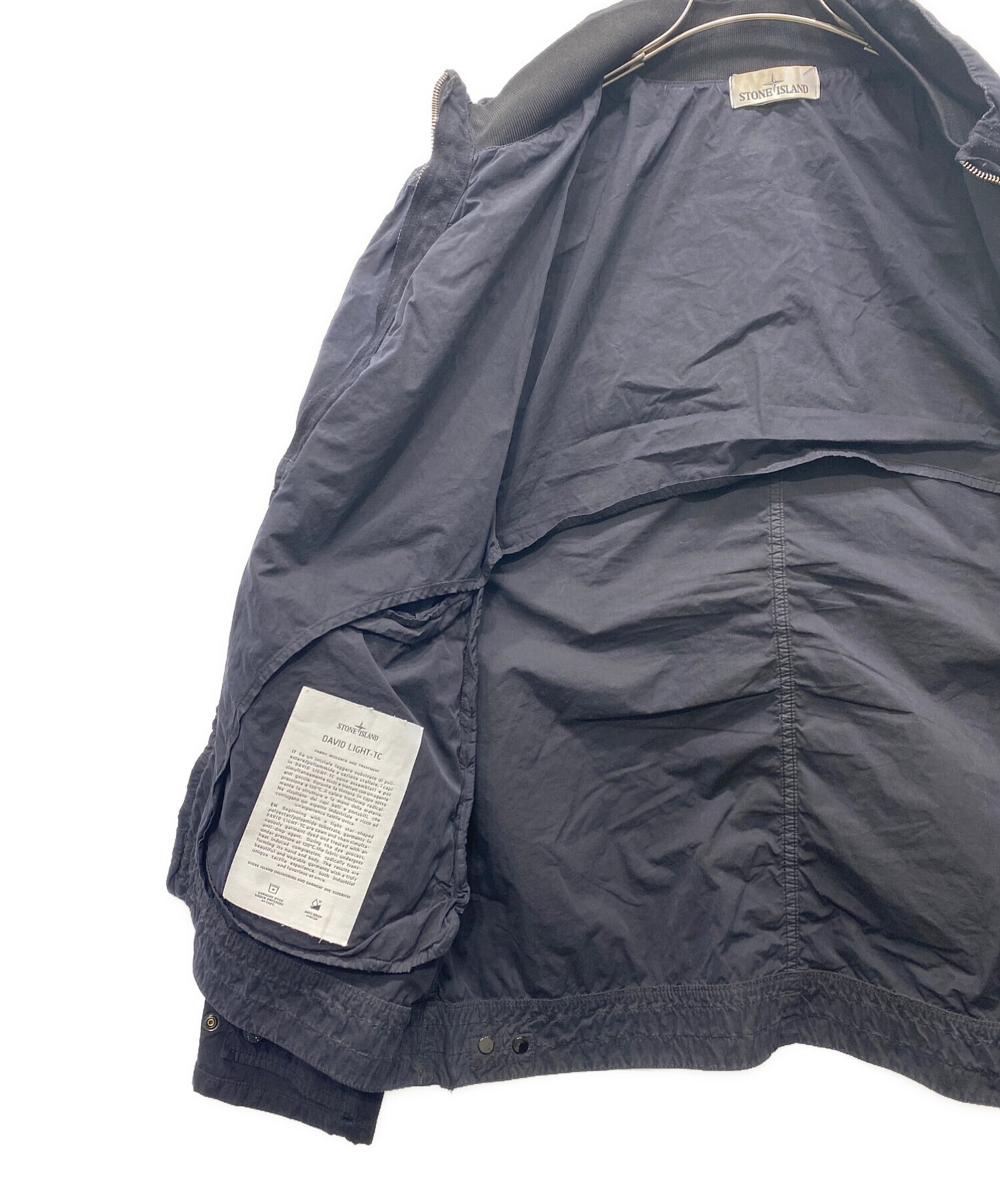 STONE ISLAND (ストーンアイランド) Navy David TC Light Jacket ネイビー サイズ:L