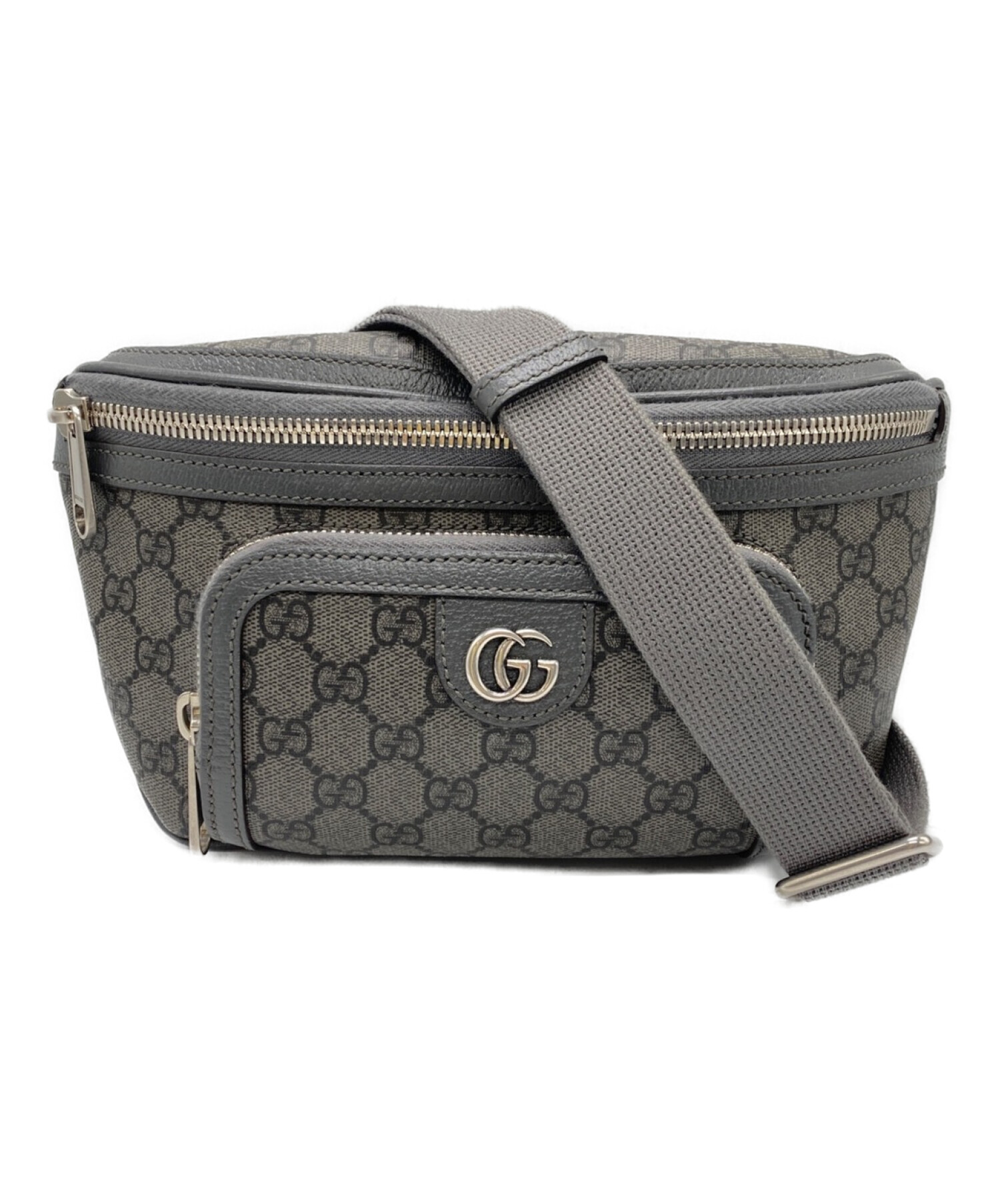 中古・古着通販】GUCCI (グッチ) ボディーバッグ グレー｜ブランド