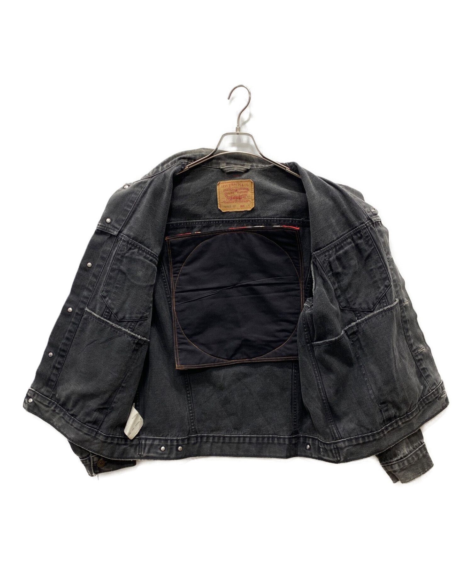 中古・古着通販】LEVI'S (リーバイス) リメイク先染めデニムジャケット