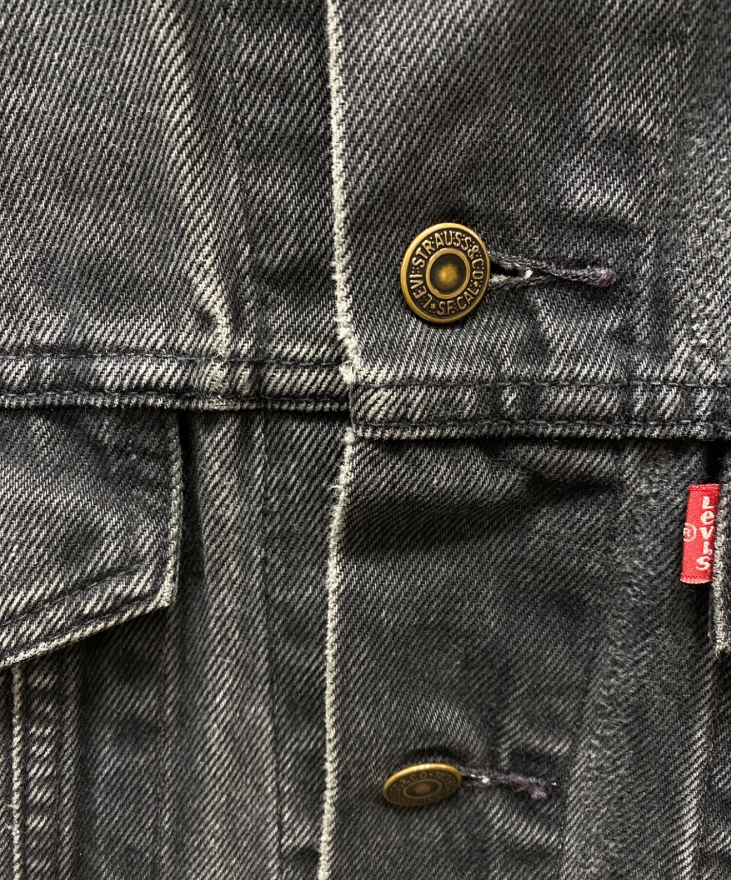 中古・古着通販】LEVI'S (リーバイス) リメイク先染めデニムジャケット