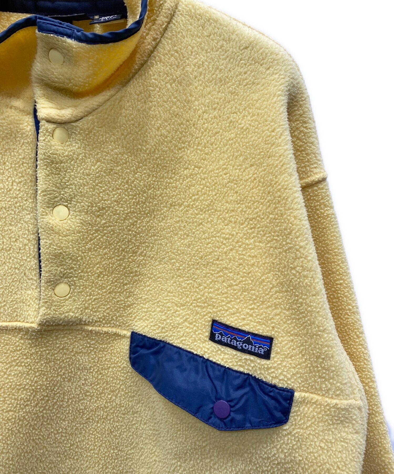 開梱 設置?無料 】 patagonia◇90s/シンチラ/スナップT/s/ポリエステル