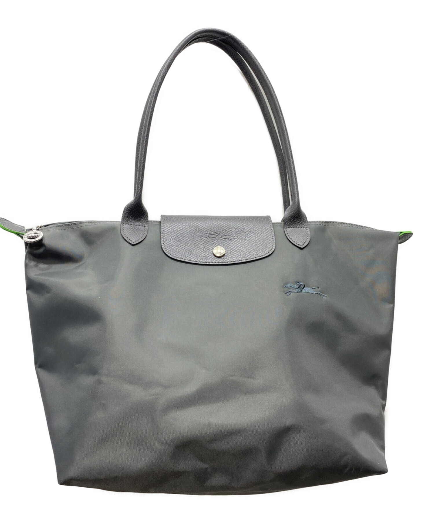 中古・古着通販】LONGCHAMP (ロンシャン) ル プリアージュL グレー