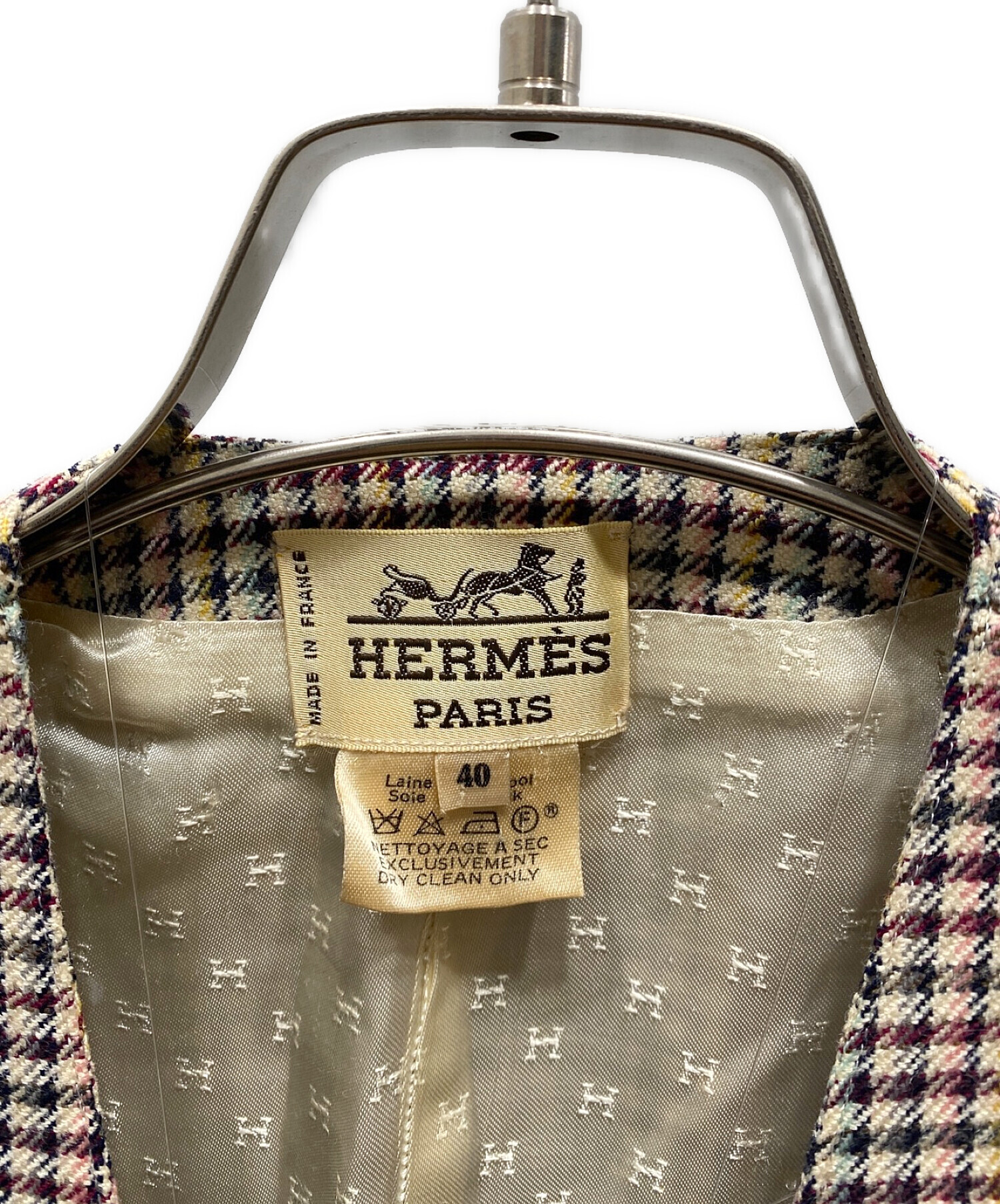 HERMES (エルメス) セットアップ ベージュ サイズ:40