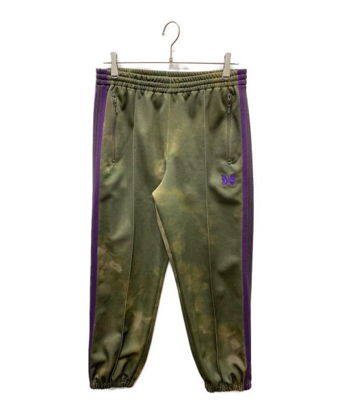 【中古・古着通販】Needles (ニードルズ) uneven dye track pants グリーン×パープル サイズ:S｜ブランド・古着通販  トレファク公式【TREFAC FASHION】スマホサイト