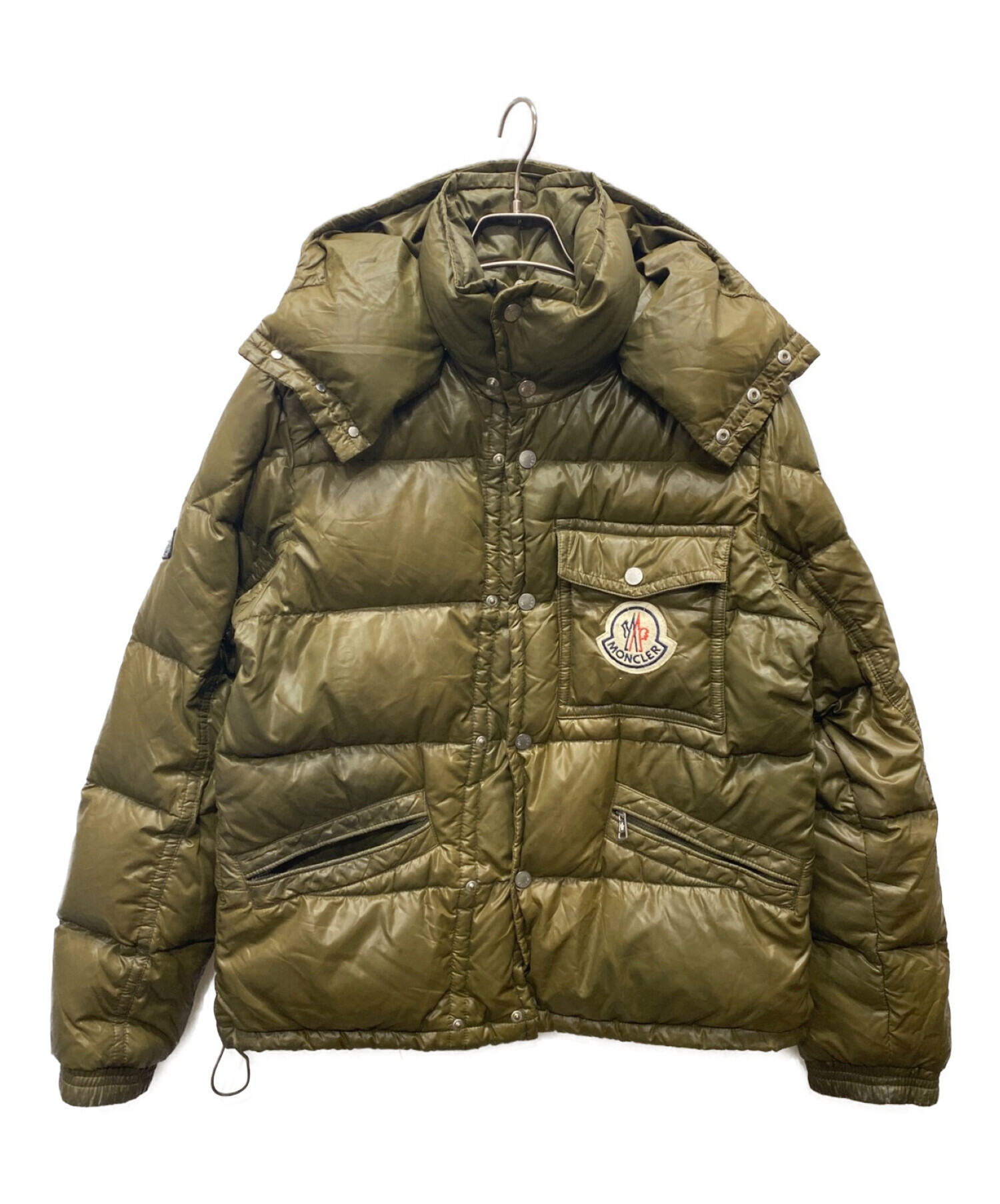 中古・古着通販】MONCLER (モンクレール) K2ダウンジャケット オリーブ サイズ:2｜ブランド・古着通販 トレファク公式【TREFAC  FASHION】スマホサイト