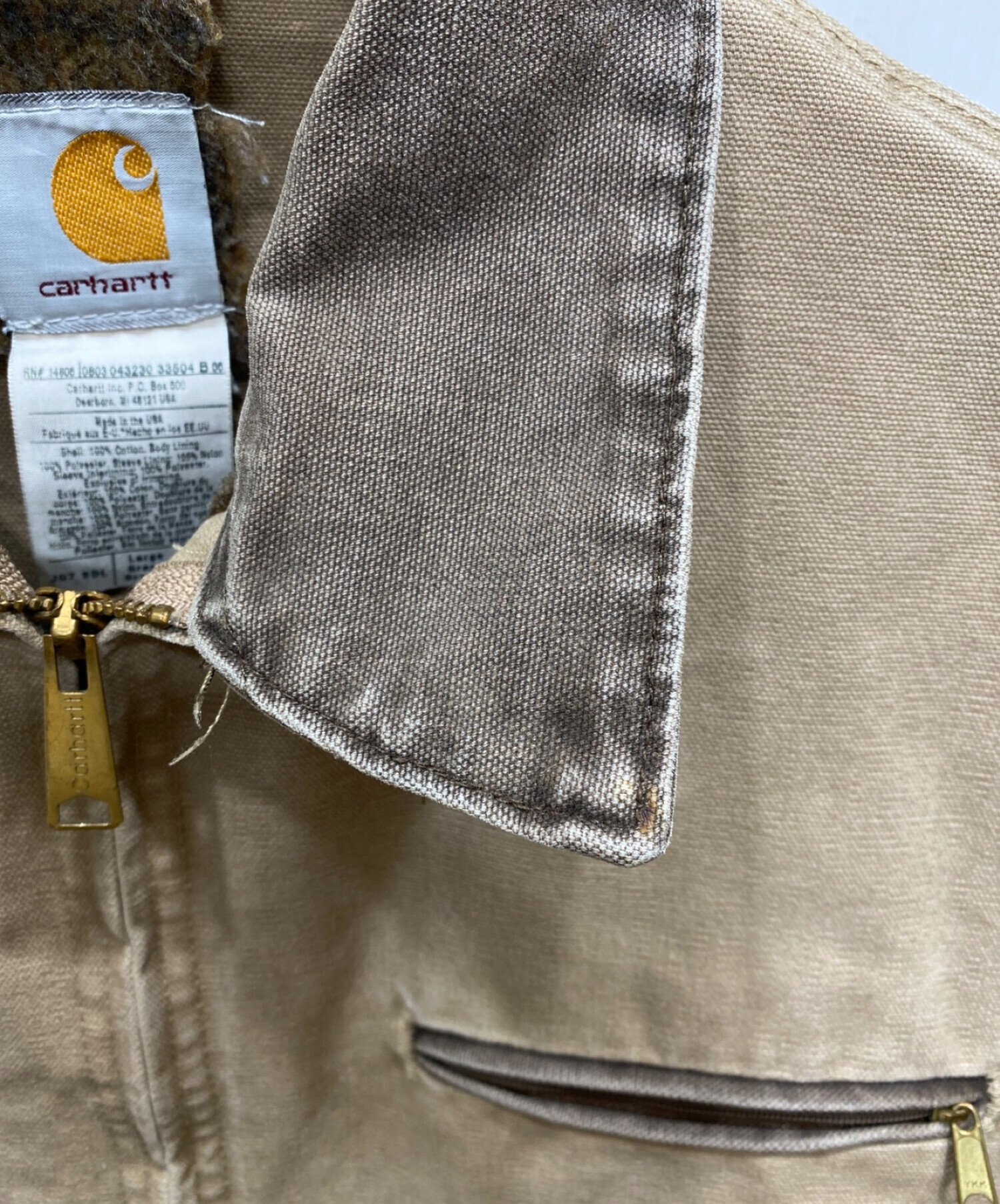 CarHartt (カーハート) デトロイトジャケット サンドベージュ サイズ:L