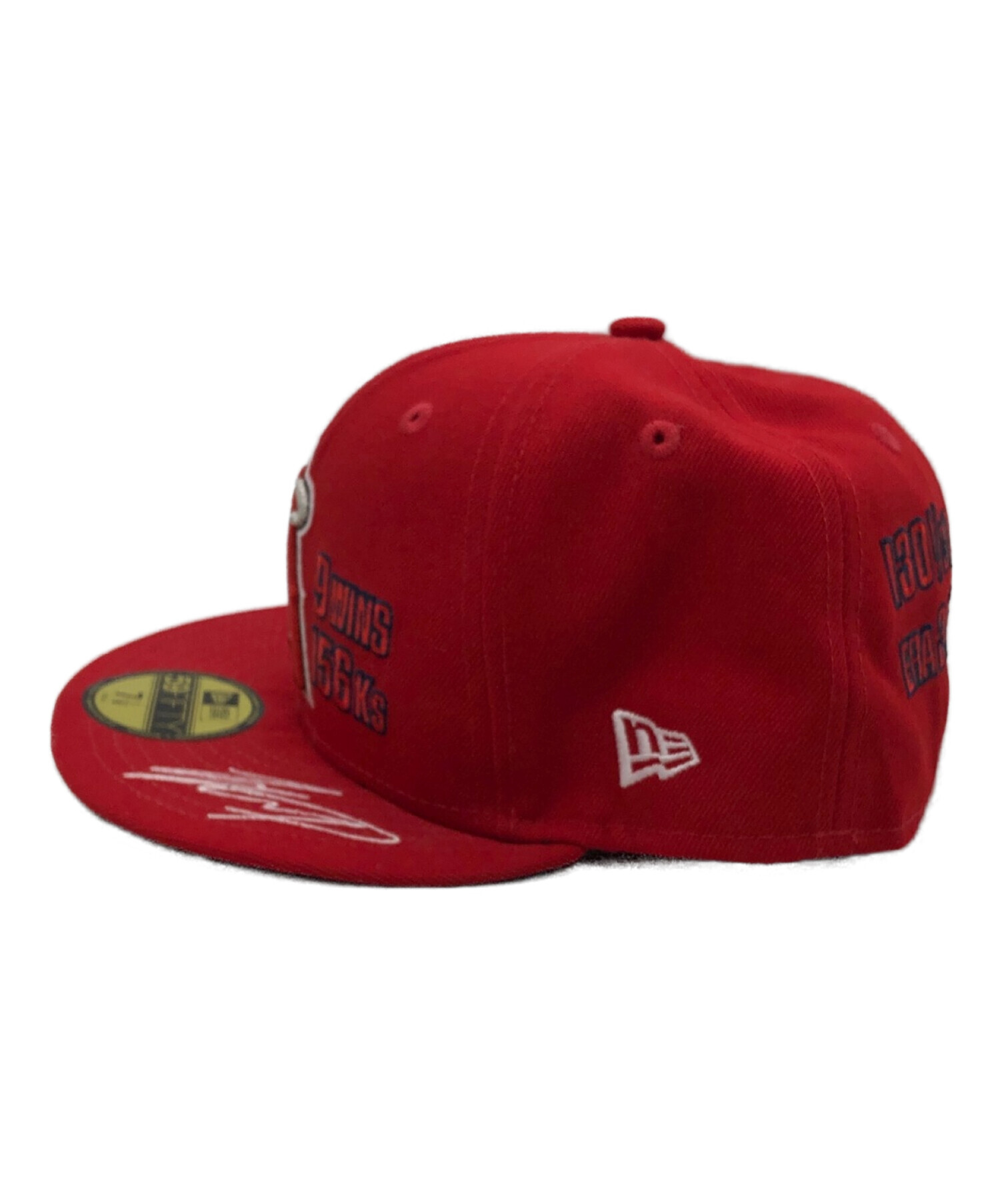 中古・古着通販】New Era (ニューエラ) キャップ レッド サイズ:7 1/8