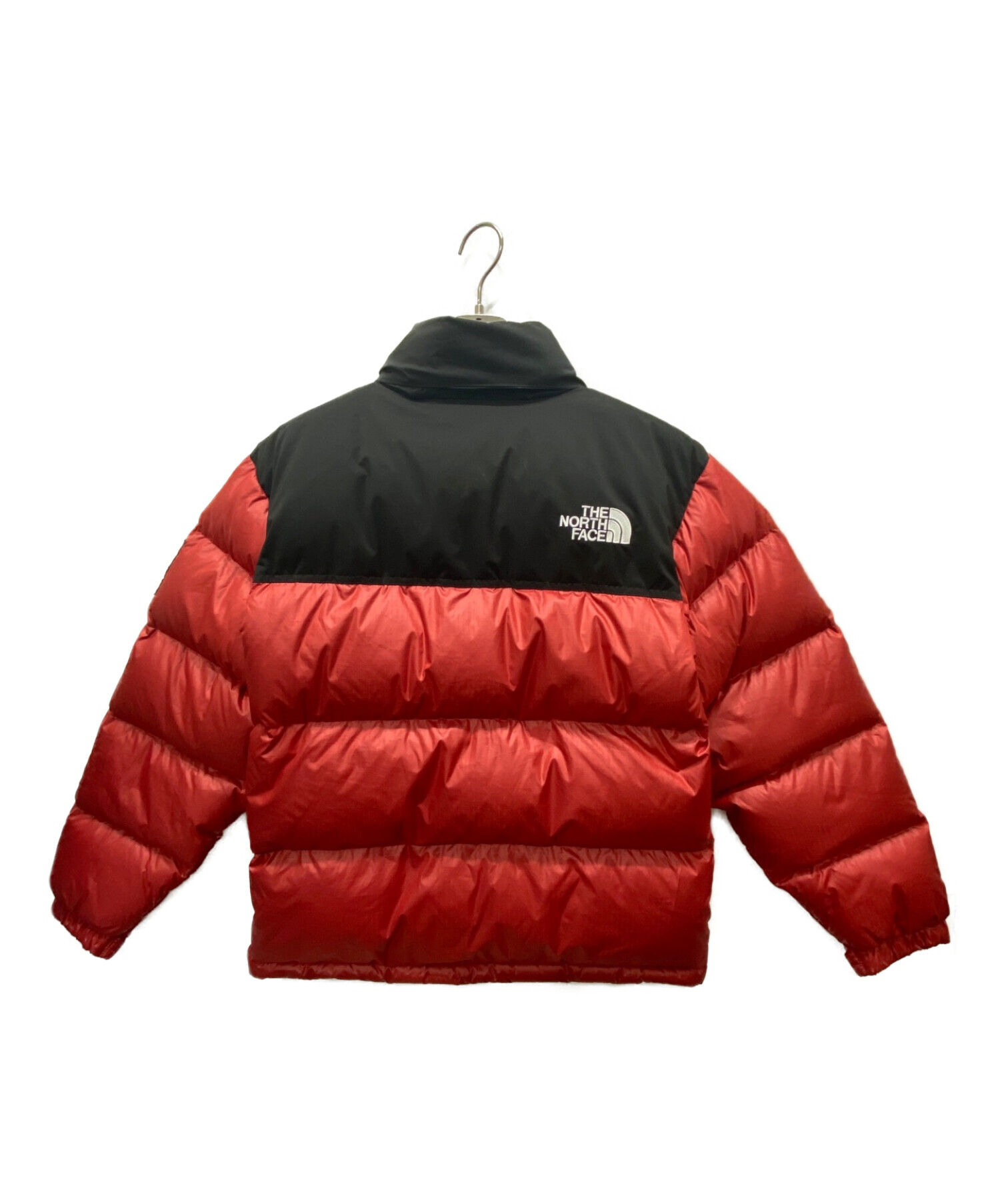 中古・古着通販】THE NORTH FACE (ザ ノース フェイス) NOVELTY NUPTSE DOWN JACKET レッド×ブラック  サイズ:95（M）｜ブランド・古着通販 トレファク公式【TREFAC FASHION】スマホサイト