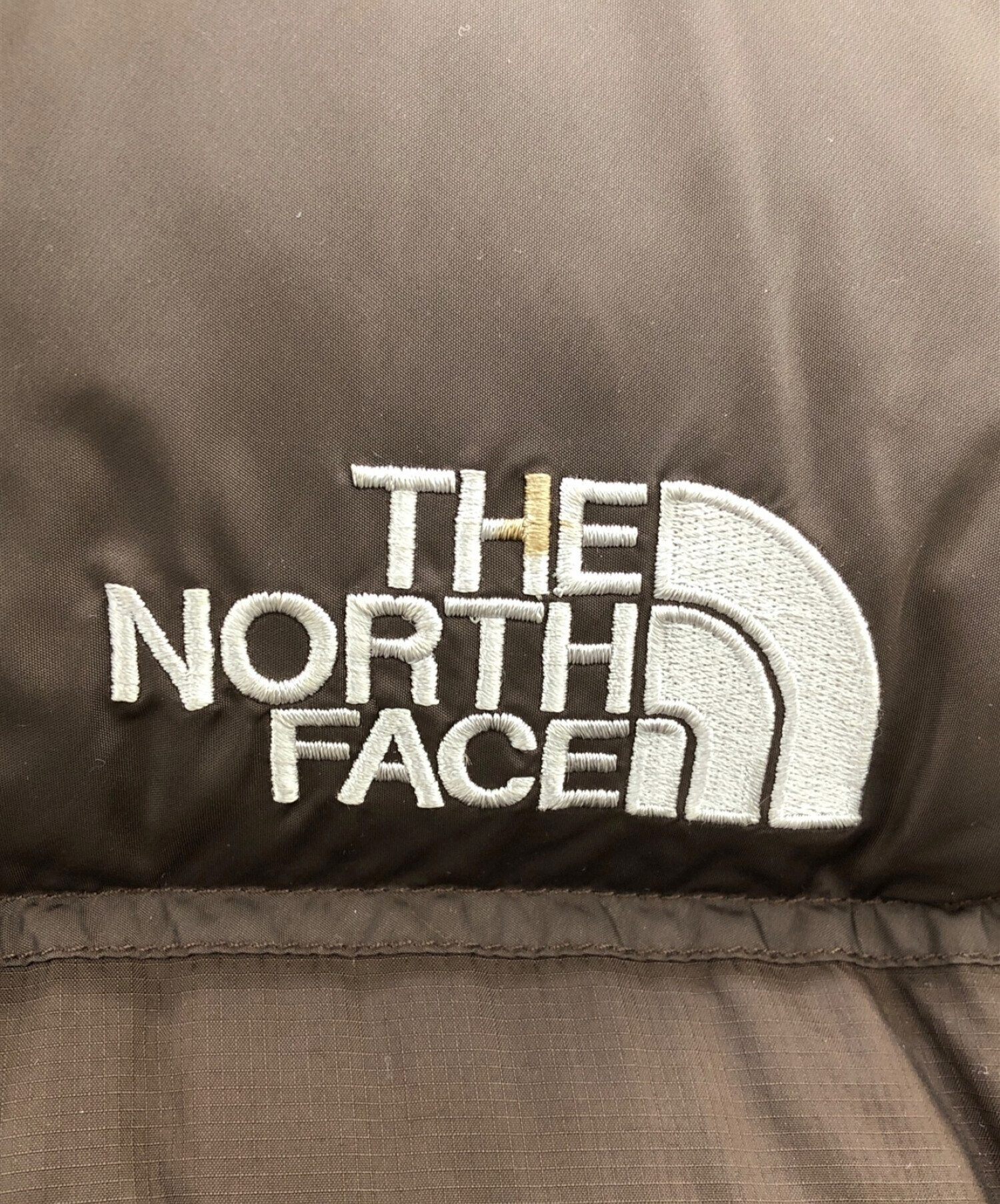 THE NORTH FACE (ザ ノース フェイス) ヌプシダウンジャケット ブラウン サイズ:L