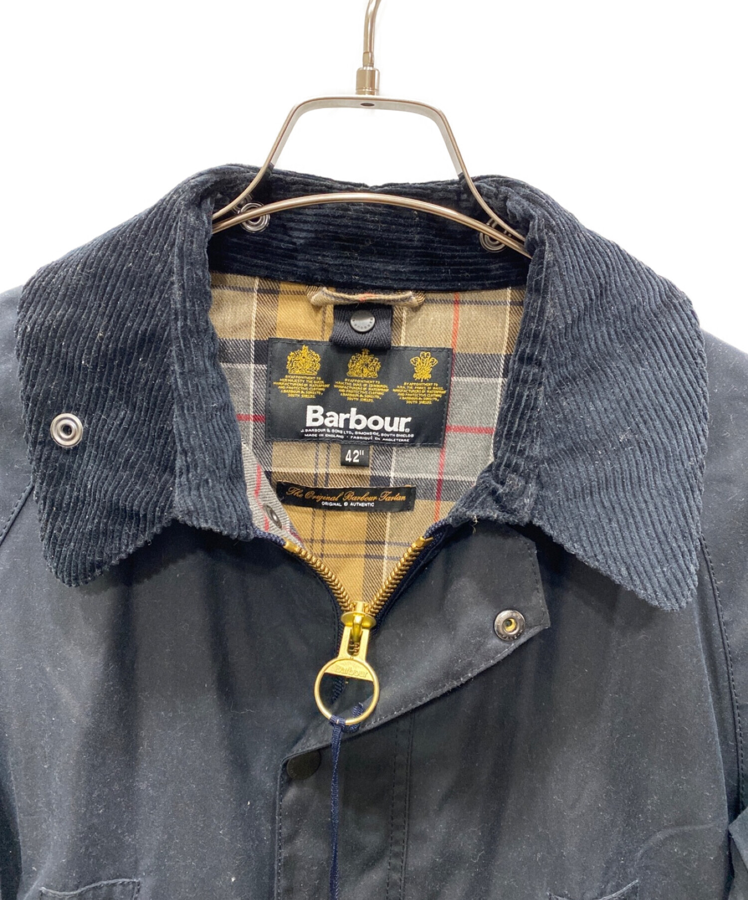 中古・古着通販】Barbour (バブアー) BEDALE SL ネイビー サイズ:42