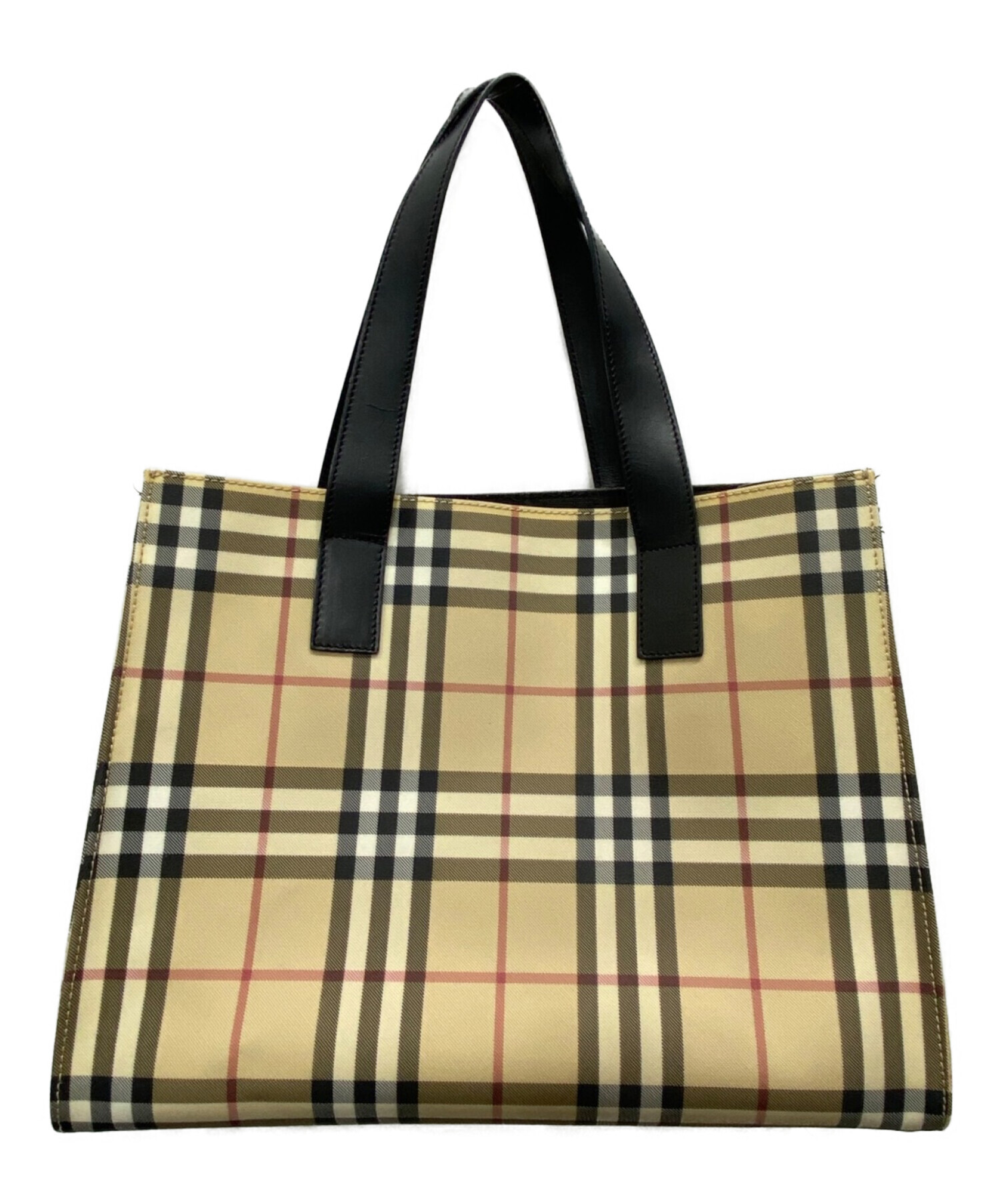 中古・古着通販】BURBERRY (バーバリー) PVCハウスチェックトート