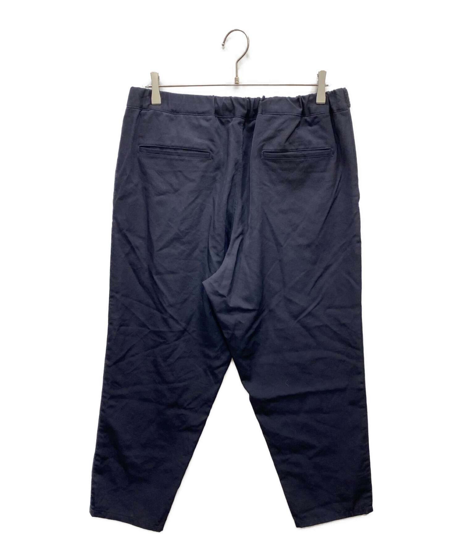 Graphpaper (グラフペーパー) SELVAGE WOOL CHEF PANTS ネイビー サイズ:FREE