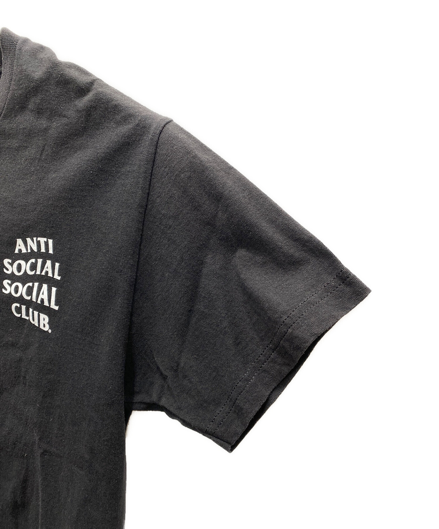 ANTI SOCIAL SOCIAL CLUB (アンチソーシャルソーシャルクラブ) プリントTシャツ ブラック サイズ:L