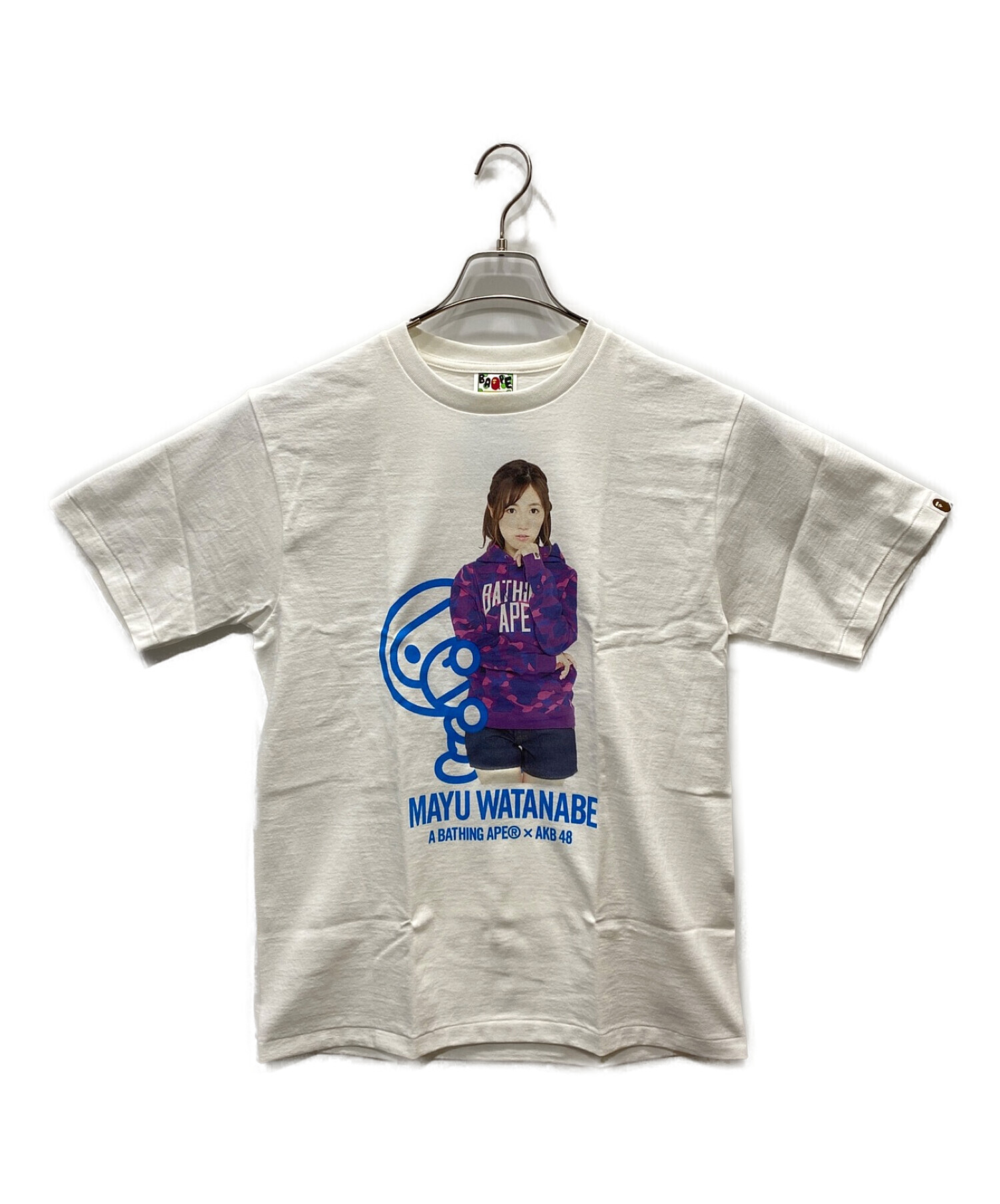 A BATHING APE (アベイシングエイプ) フォトTシャツ ホワイト サイズ:M