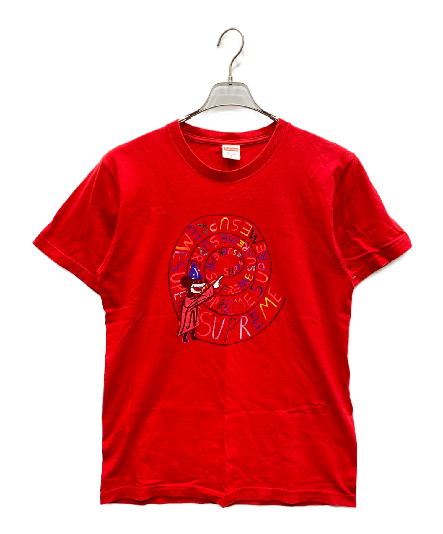 SUPREME (シュプリーム) Joe Roberts Swirl Tee レッド サイズ:M