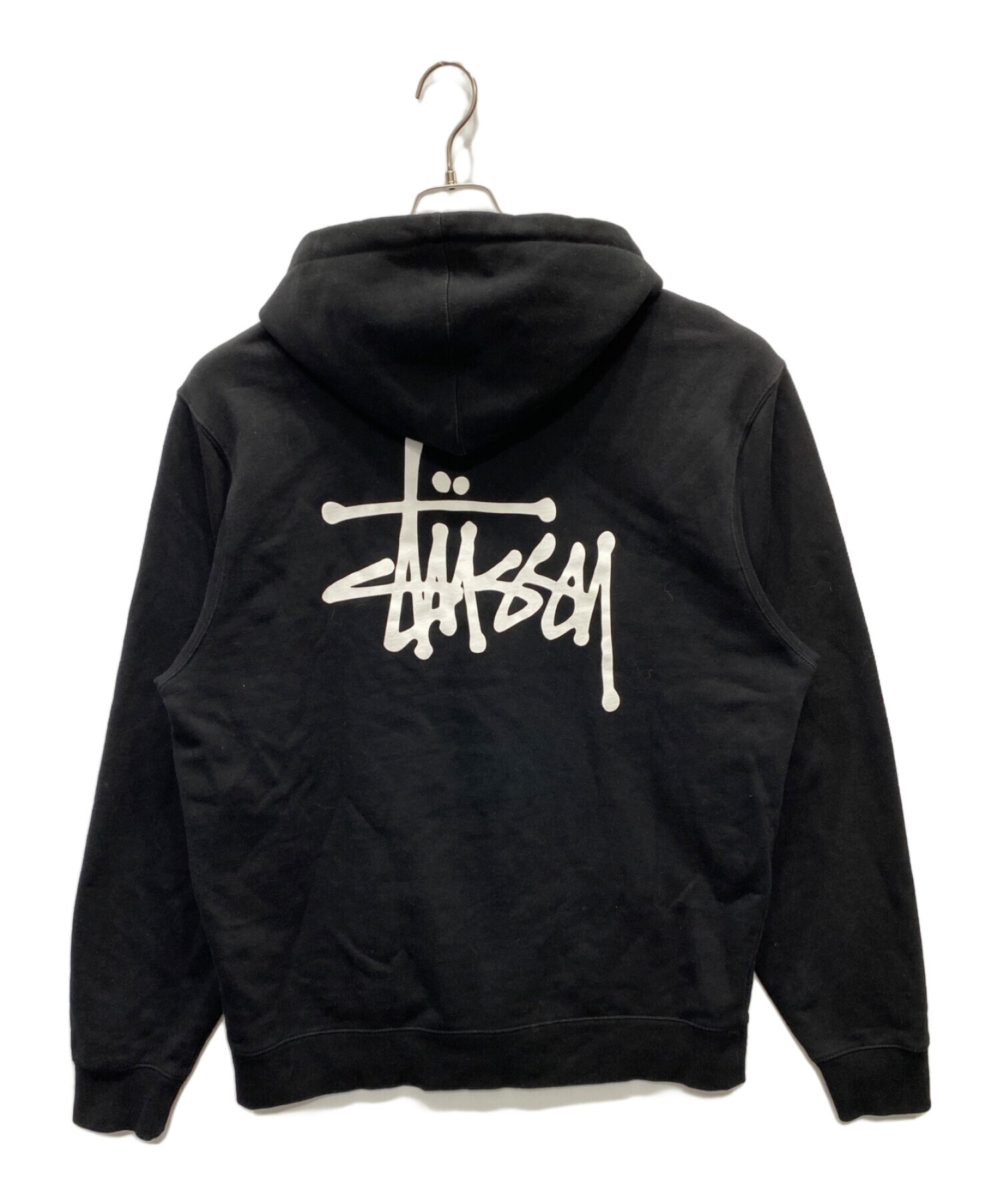 stussy (ステューシー) ジップパーカー ブラック サイズ:XL