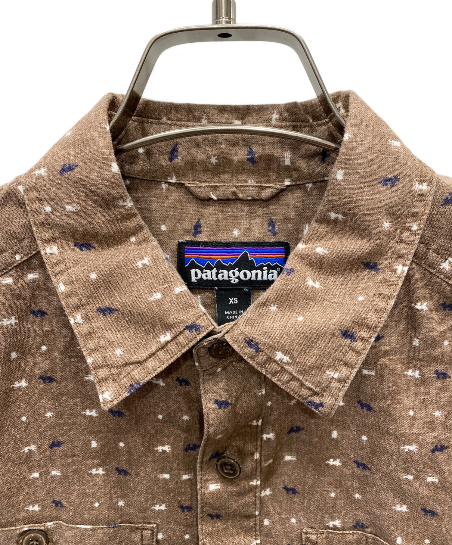 Patagonia (パタゴニア) バックステップシャツ ブラウン サイズ:XS