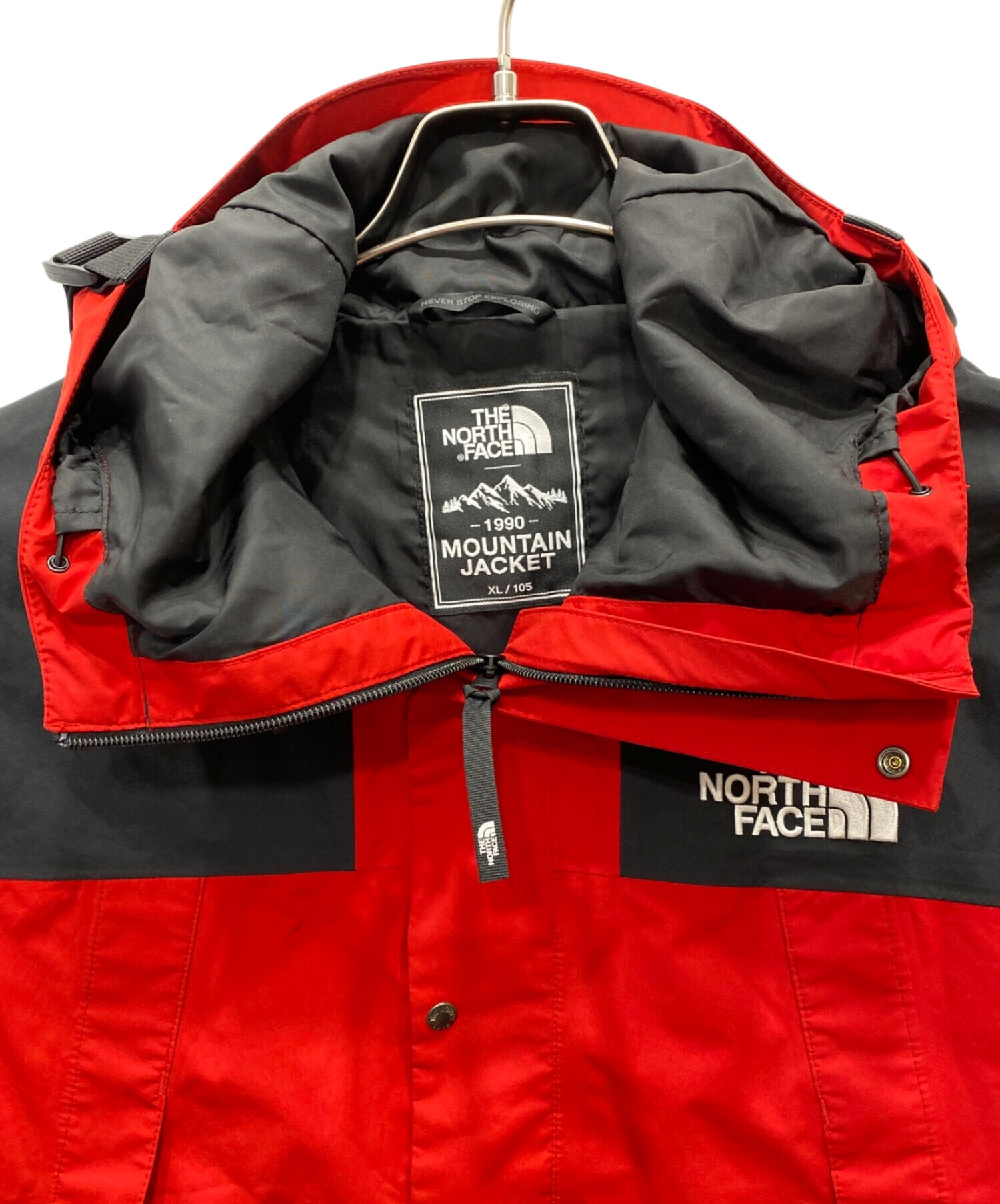 中古・古着通販】THE NORTH FACE (ザ ノース フェイス) GTX 1990 MOUNTAIN JACKET レッド  サイズ:XL｜ブランド・古着通販 トレファク公式【TREFAC FASHION】スマホサイト