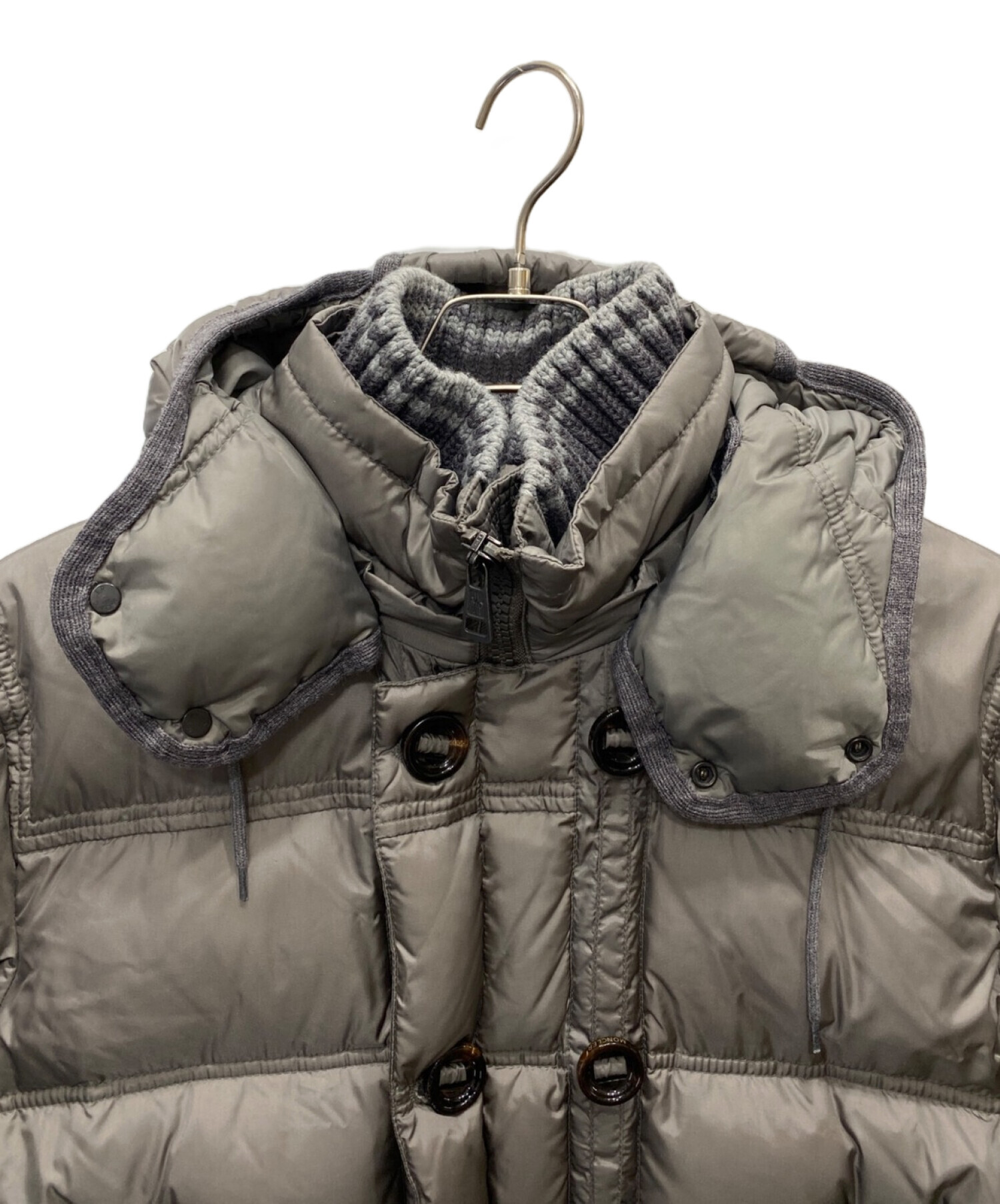 MONCLER (モンクレール) ALFREDダウンジャケット グレー サイズ:3