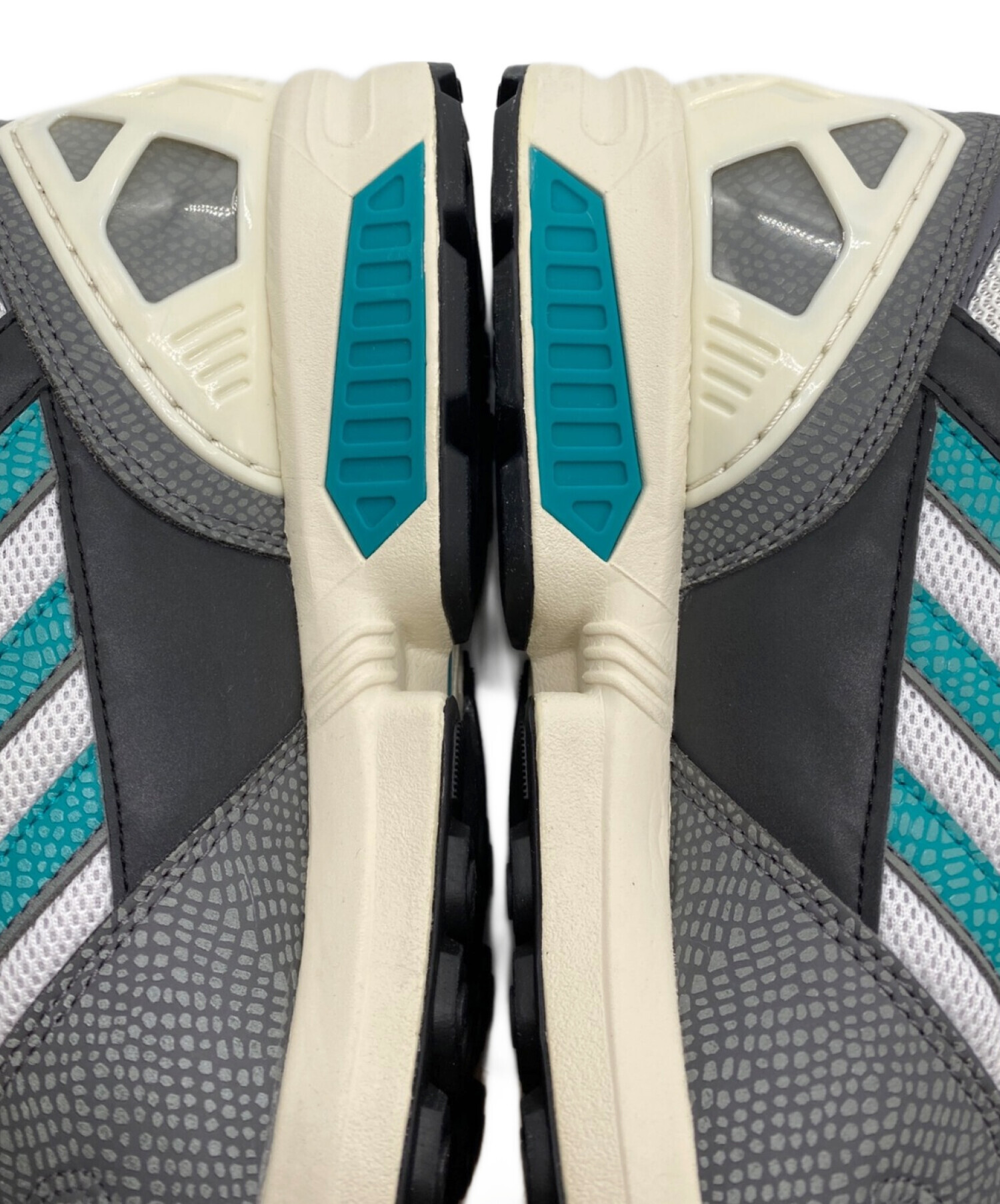 adidas (アディダス) atmos (アトモス) ZX 8000 G-SNK グレー×グリーン サイズ:27