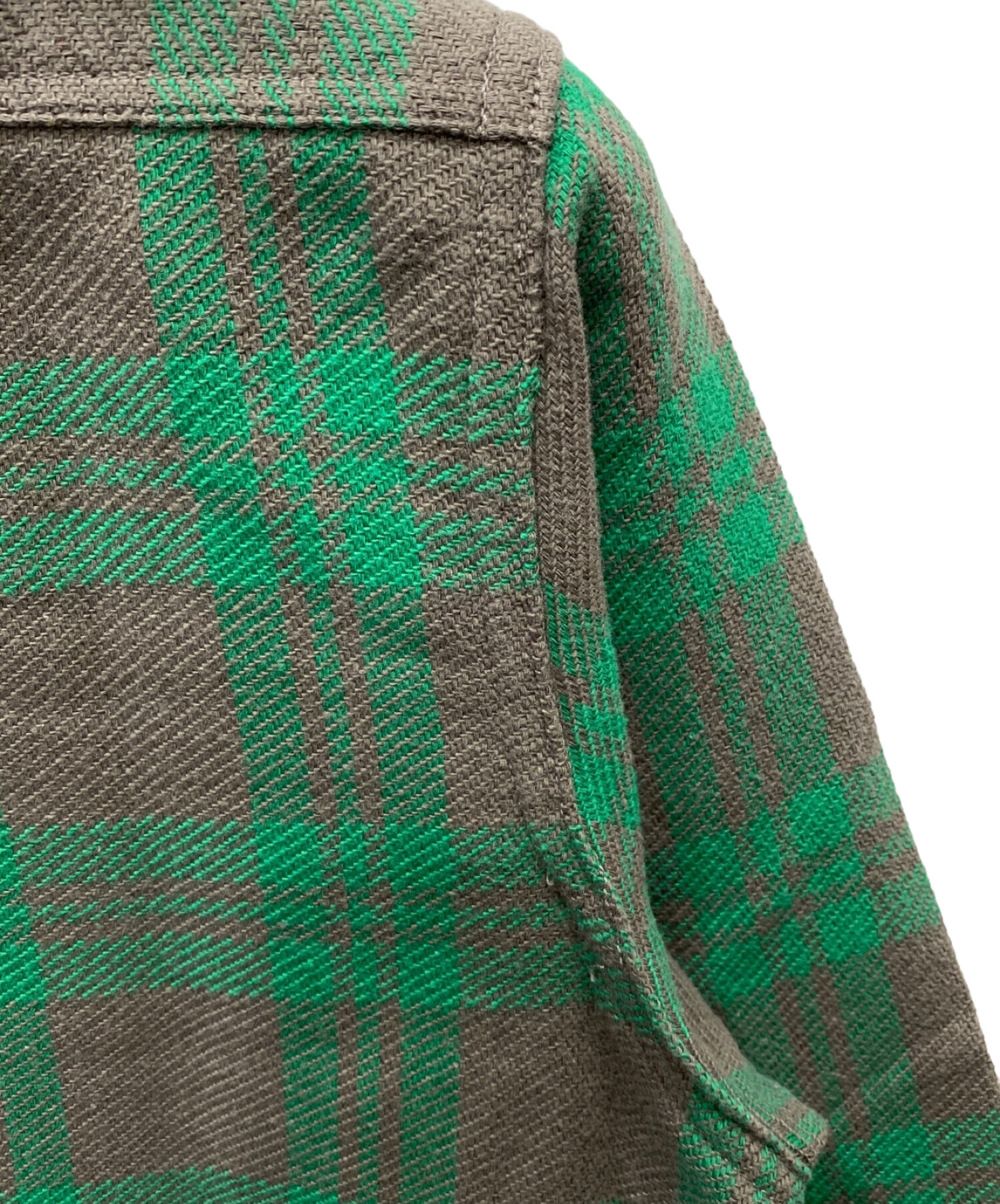 中古・古着通販】TENDERLOIN (テンダーロイン) T-HEAVY FLANNEL CHECK SHT グリーン×ブラウン  サイズ:XS｜ブランド・古着通販 トレファク公式【TREFAC FASHION】スマホサイト