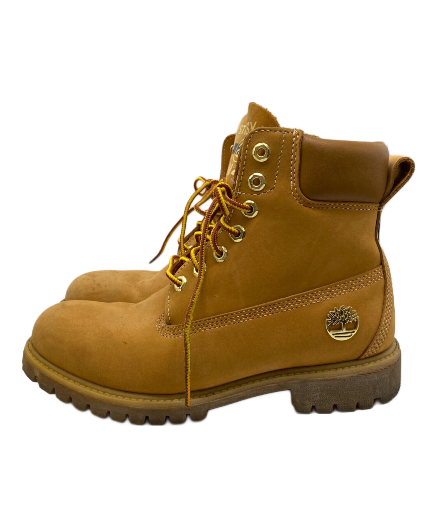 中古・古着通販】Timberland (ティンバーランド) stussy (ステューシー) 6inchイエローブーツ ベージュ  サイズ:26.5㎝｜ブランド・古着通販 トレファク公式【TREFAC FASHION】スマホサイト