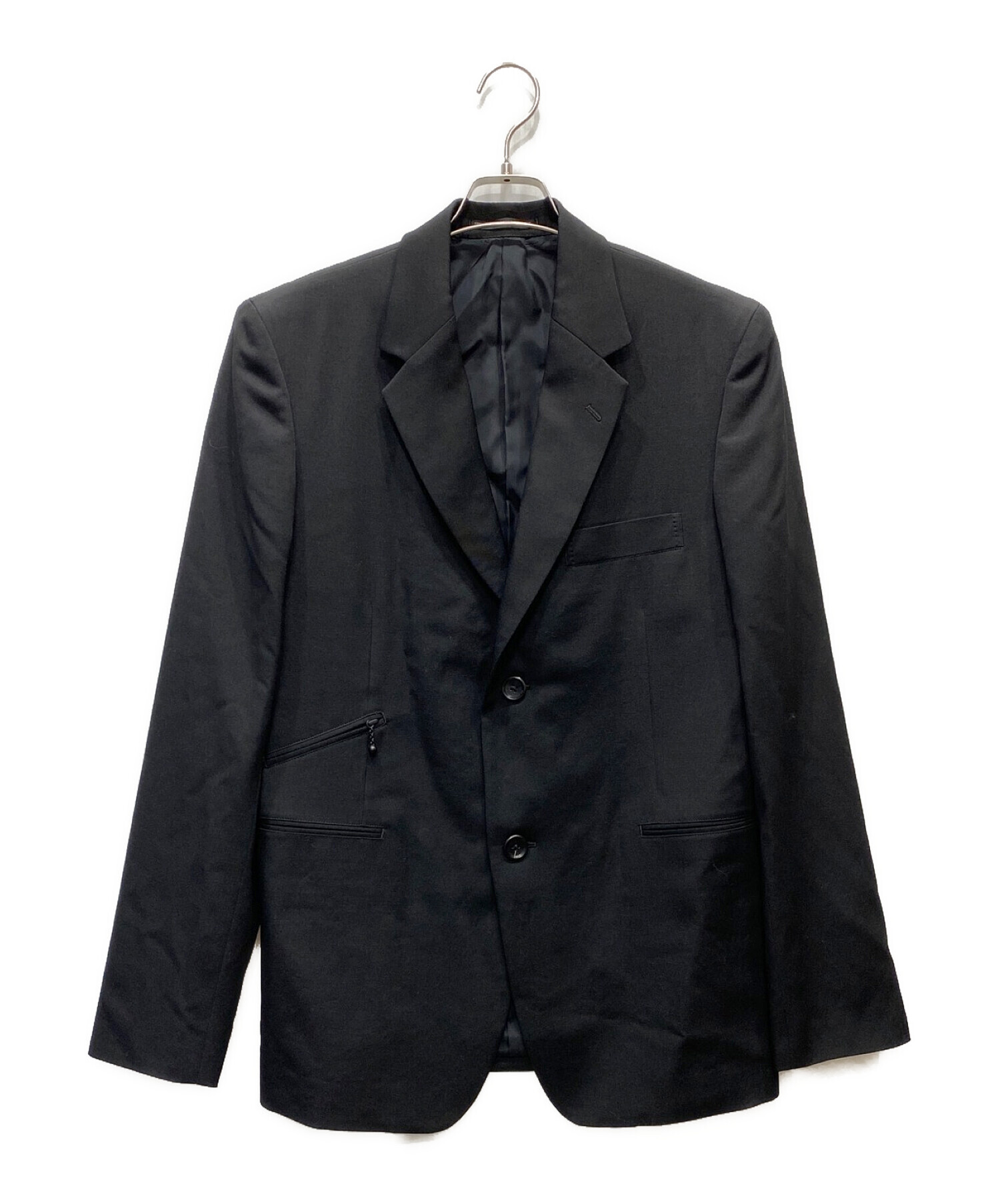 中古・古着通販】YOHJI YAMAMOTO (ヨウジヤマモト) COSTUME D'HOMME CDH SUIT GABARDINE  2BUTTONS JACKET ブラック サイズ:3｜ブランド・古着通販 トレファク公式【TREFAC FASHION】スマホサイト