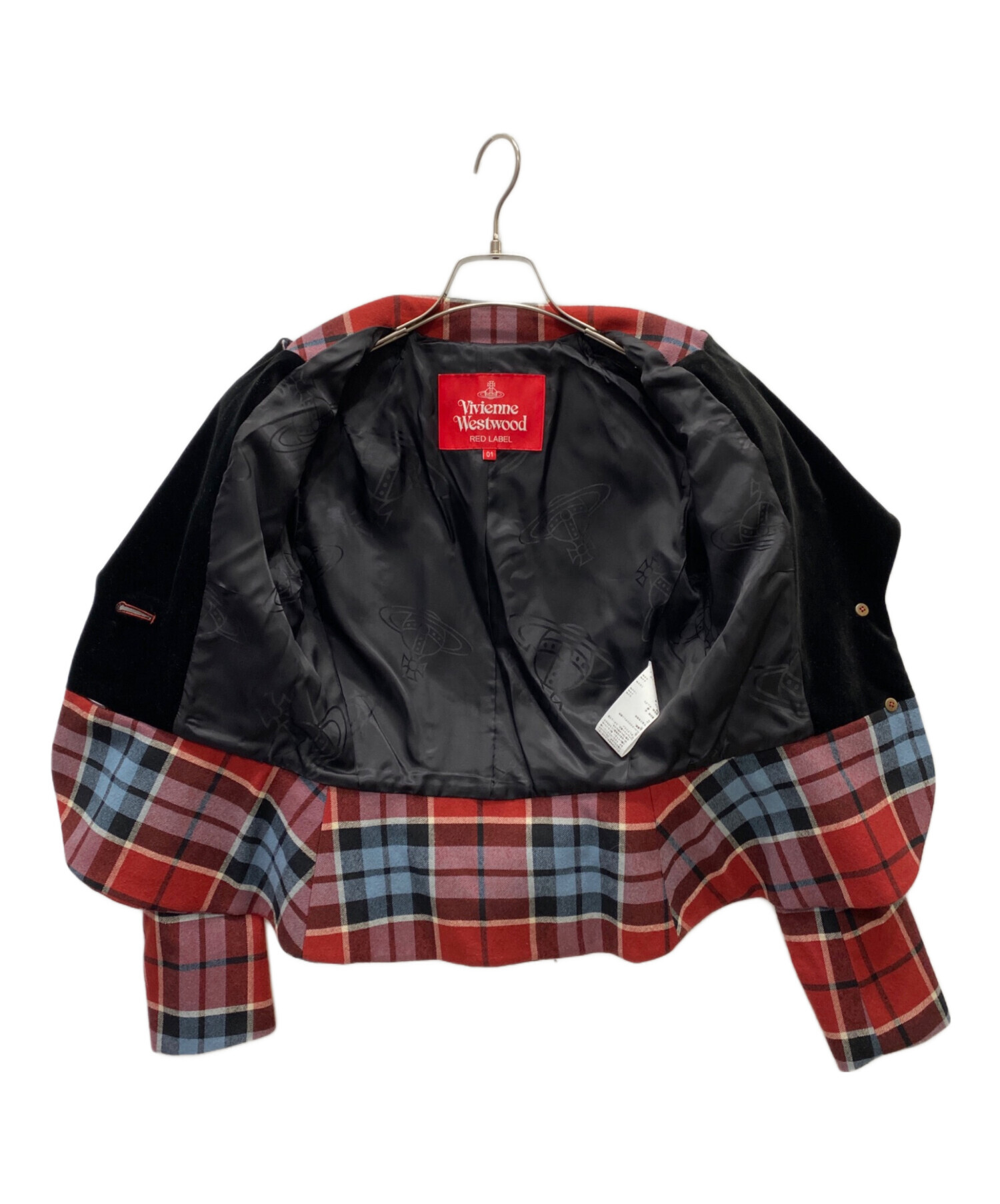 Vivienne Westwood RED LABEL (ヴィヴィアンウエストウッドレッドレーベル) ラブジャケットセットアップ レッド サイズ:01