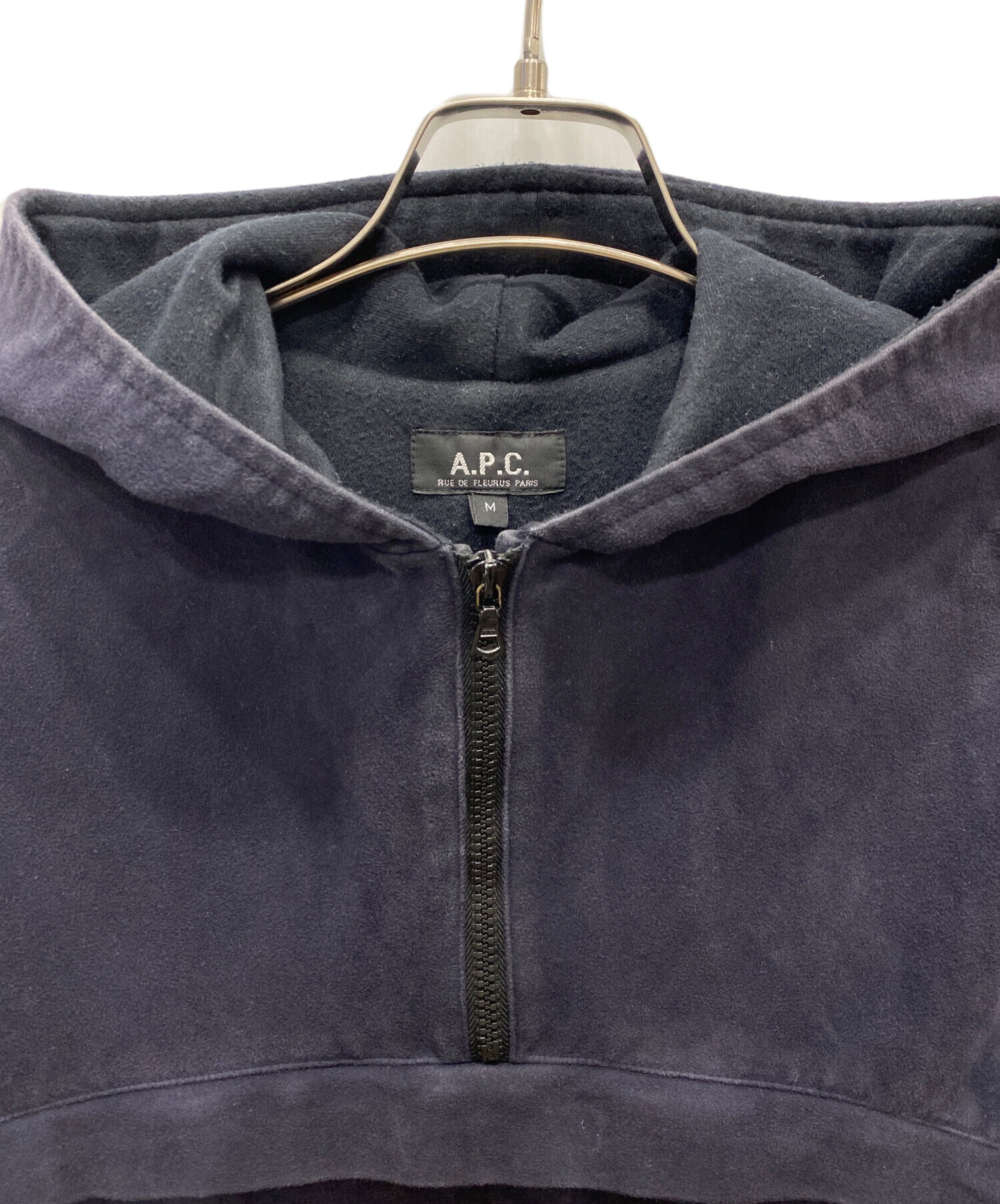 中古・古着通販】A.P.C. (アーペーセー) アノラックパーカー ネイビー サイズ:M｜ブランド・古着通販 トレファク公式【TREFAC  FASHION】スマホサイト