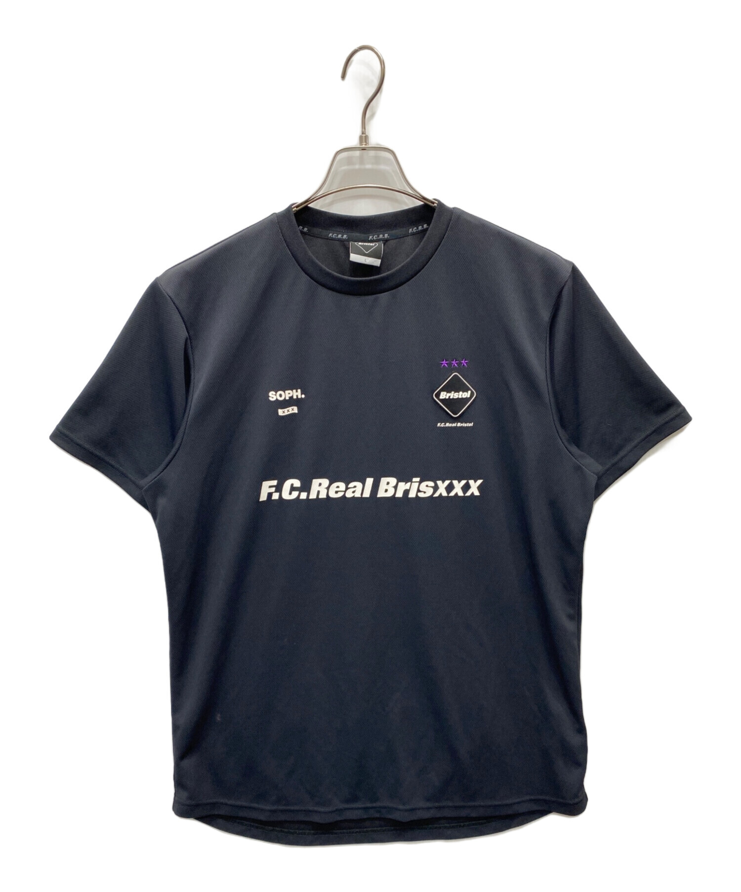 中古・古着通販】F.C.R.B. (エフシーアールビー) GOD SELECTION XXX (ゴッドセレクショントリプルエックス) PRE  MATCH TOP ネイビー サイズ:L｜ブランド・古着通販 トレファク公式【TREFAC FASHION】スマホサイト