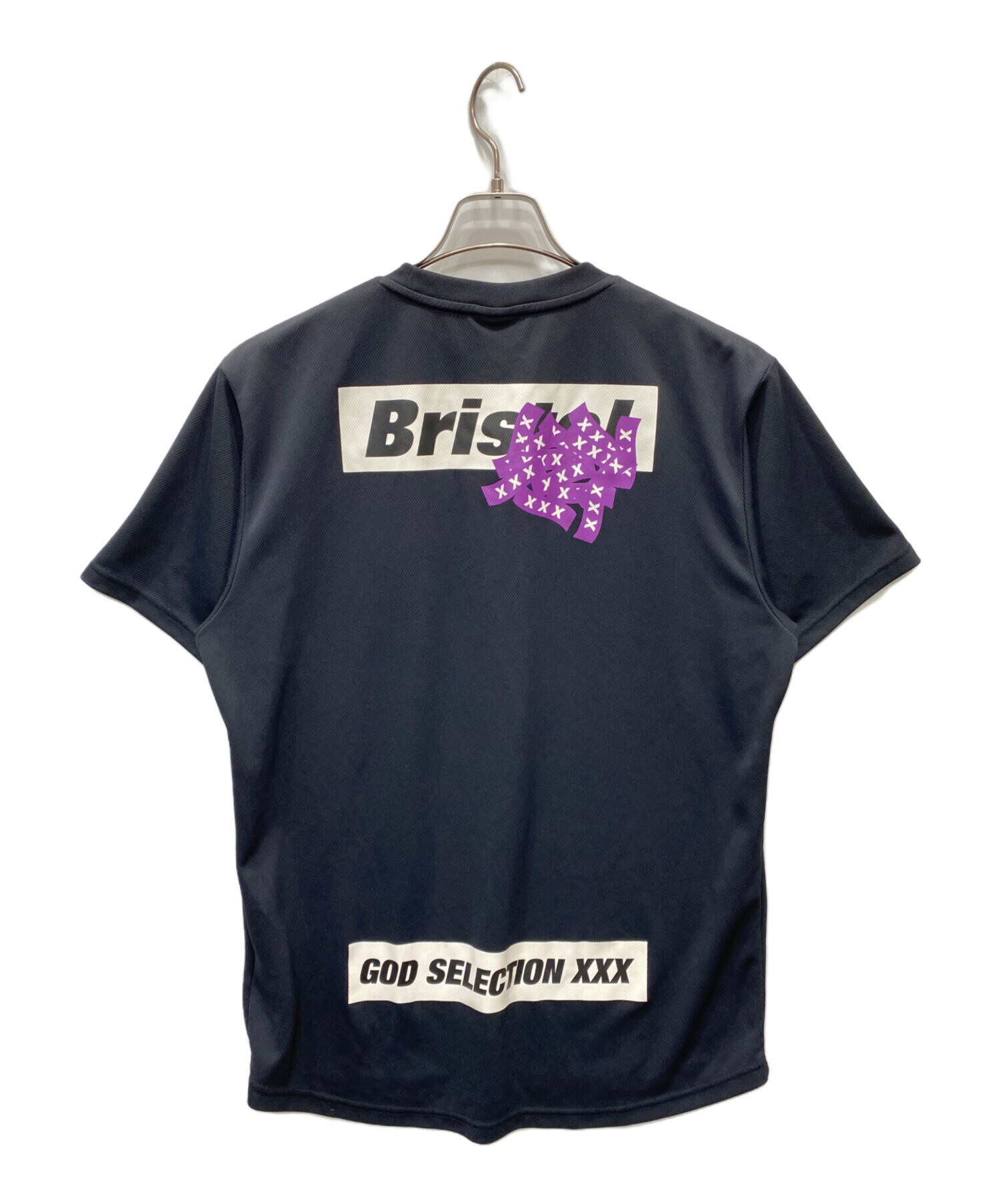 F.C.R.B. (エフシーアールビー) GOD SELECTION XXX (ゴッドセレクショントリプルエックス) PRE MATCH TOP  ネイビー サイズ:L