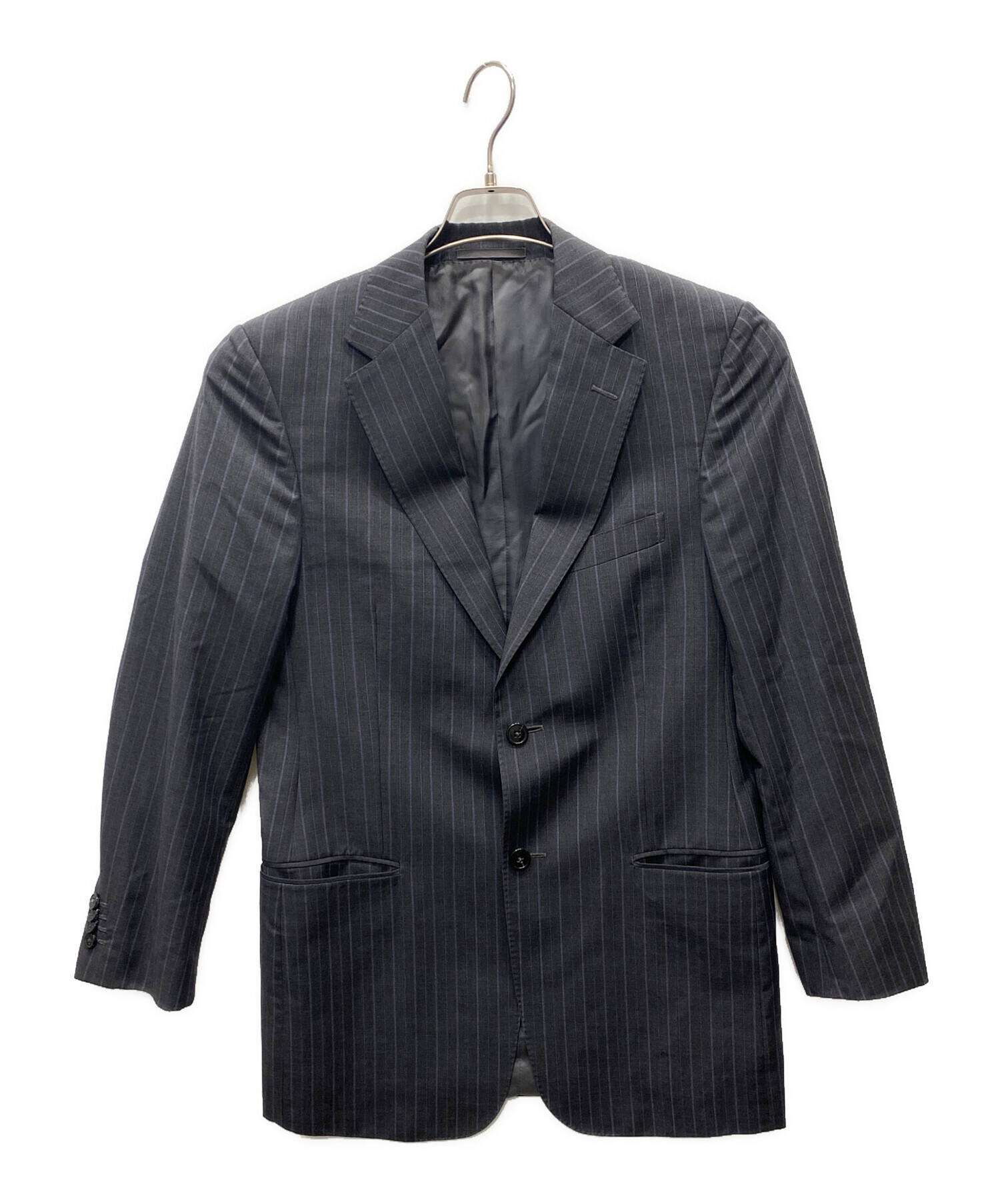 中古・古着通販】Ermenegildo Zegna (エルメネジルド・ゼニア) 2Bテーラードジャケット グレー サイズ:48｜ブランド・古着通販  トレファク公式【TREFAC FASHION】スマホサイト