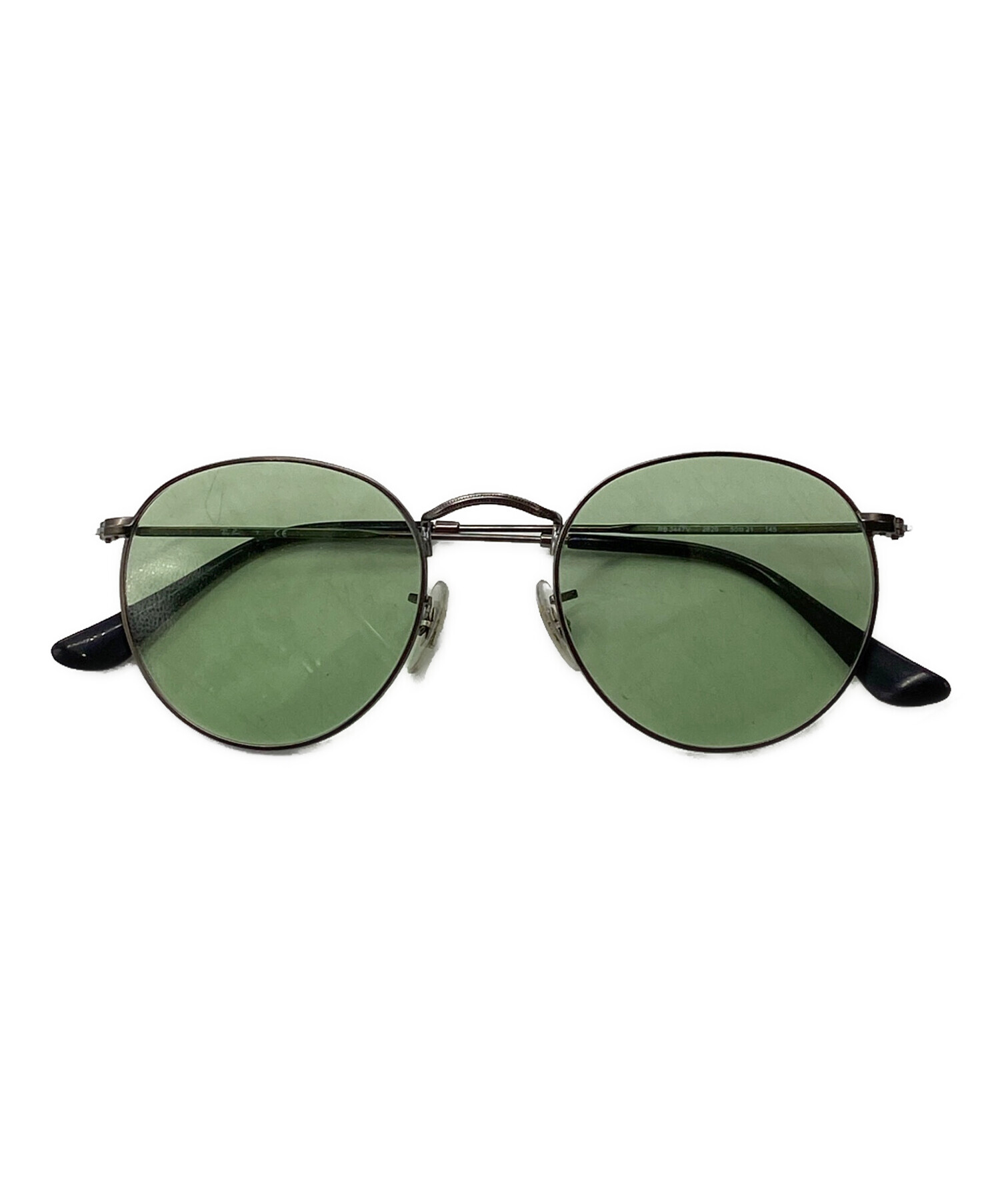 中古・古着通販】RAY-BAN (レイバン) ラウンドメタルサングラス レンズカラーグリーン サイズ:SIZE 50?21｜ブランド・古着通販  トレファク公式【TREFAC FASHION】スマホサイト