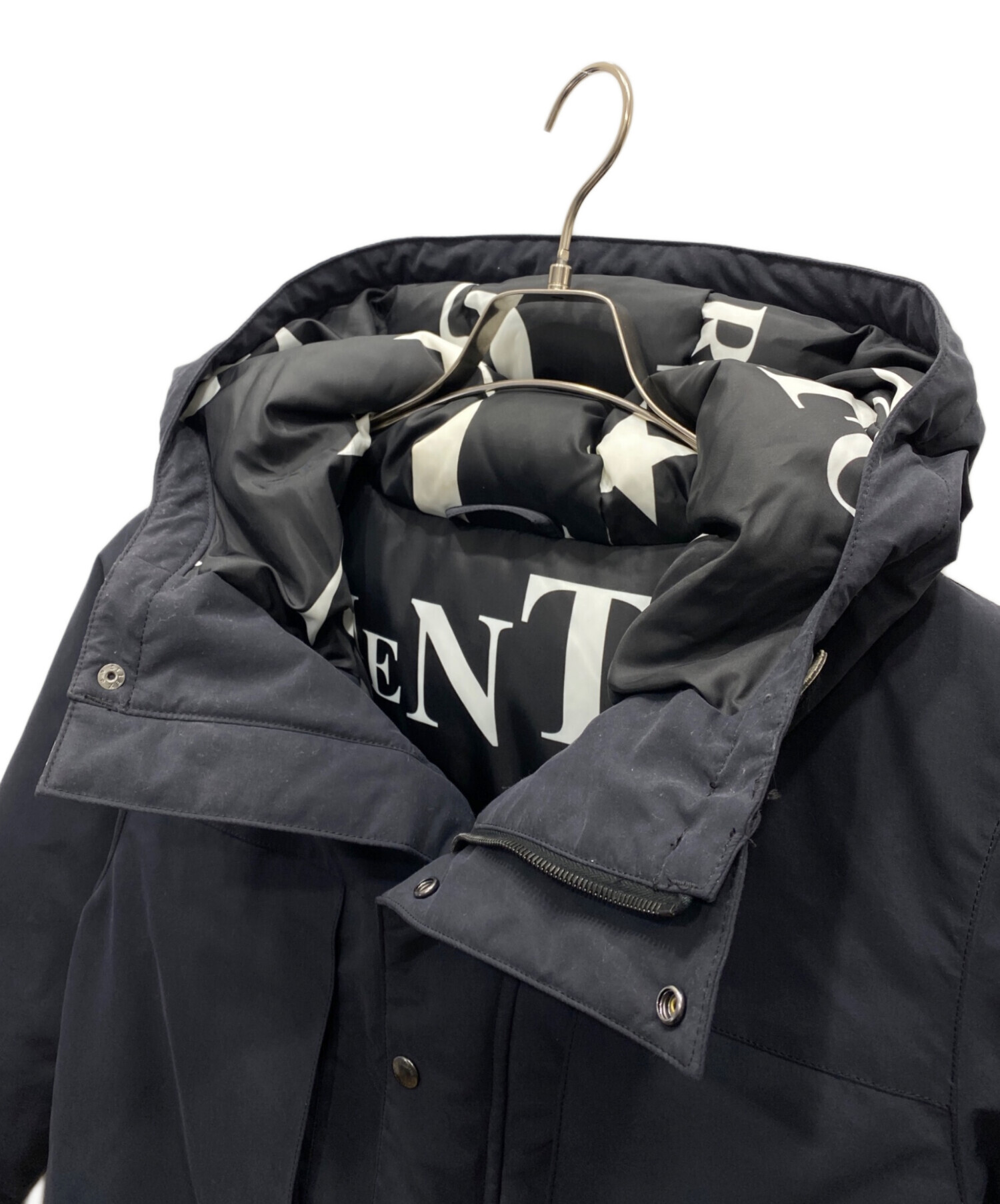 中古・古着通販】uniform experiment (ユニフォームエクスペリメント) HOODED DOWN BLOUSON ネイビー  サイズ:1｜ブランド・古着通販 トレファク公式【TREFAC FASHION】スマホサイト