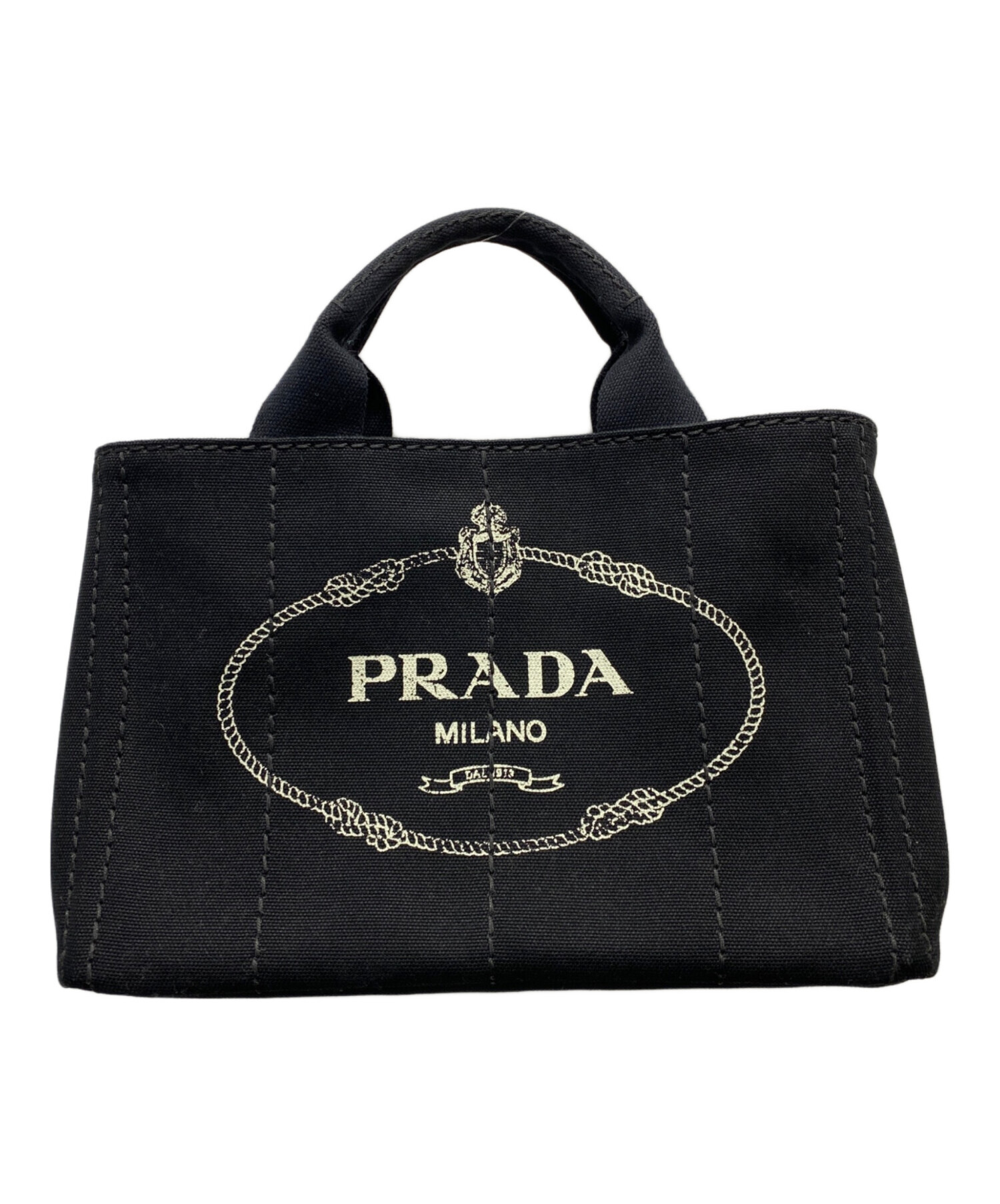 中古・古着通販】PRADA (プラダ) カナパトートバック ブラック サイズ:表記無し｜ブランド・古着通販 トレファク公式【TREFAC  FASHION】スマホサイト