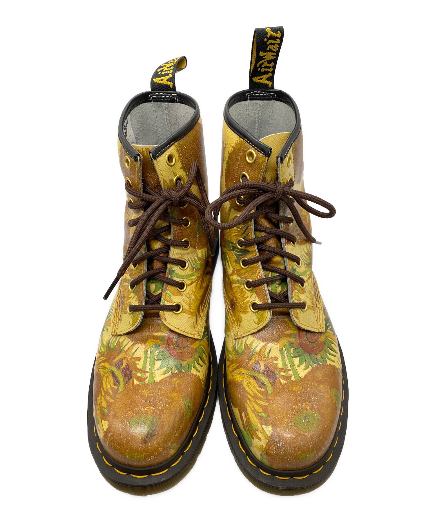 中古・古着通販】Dr.Martens (ドクターマーチン) ゴッホ《ひまわり》の8ホールブーツ イエロー サイズ:UK8｜ブランド・古着通販  トレファク公式【TREFAC FASHION】スマホサイト